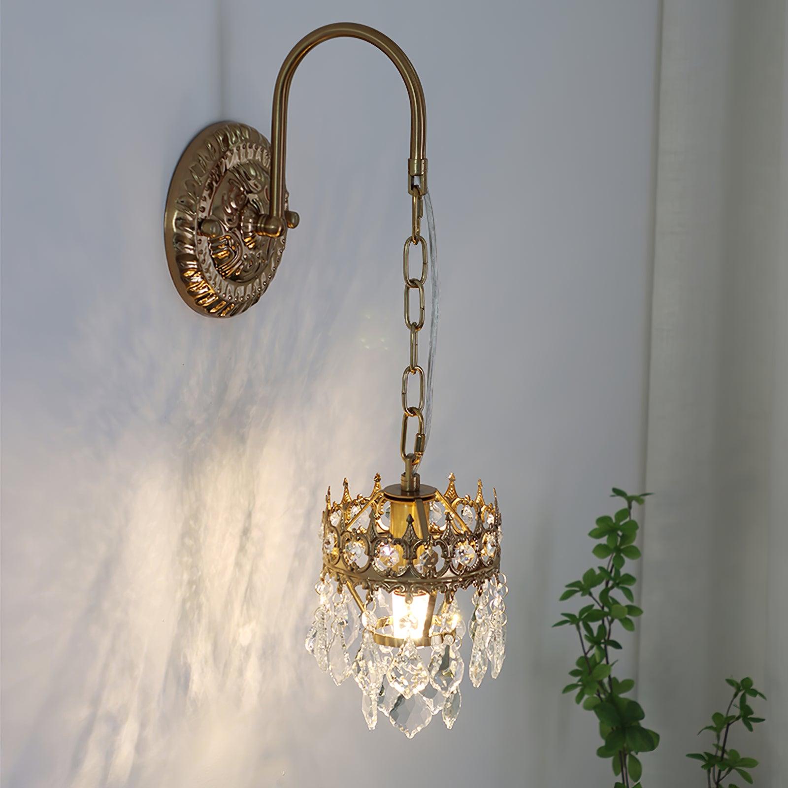 Crystal Crown Sconce - Lamp Outdoor