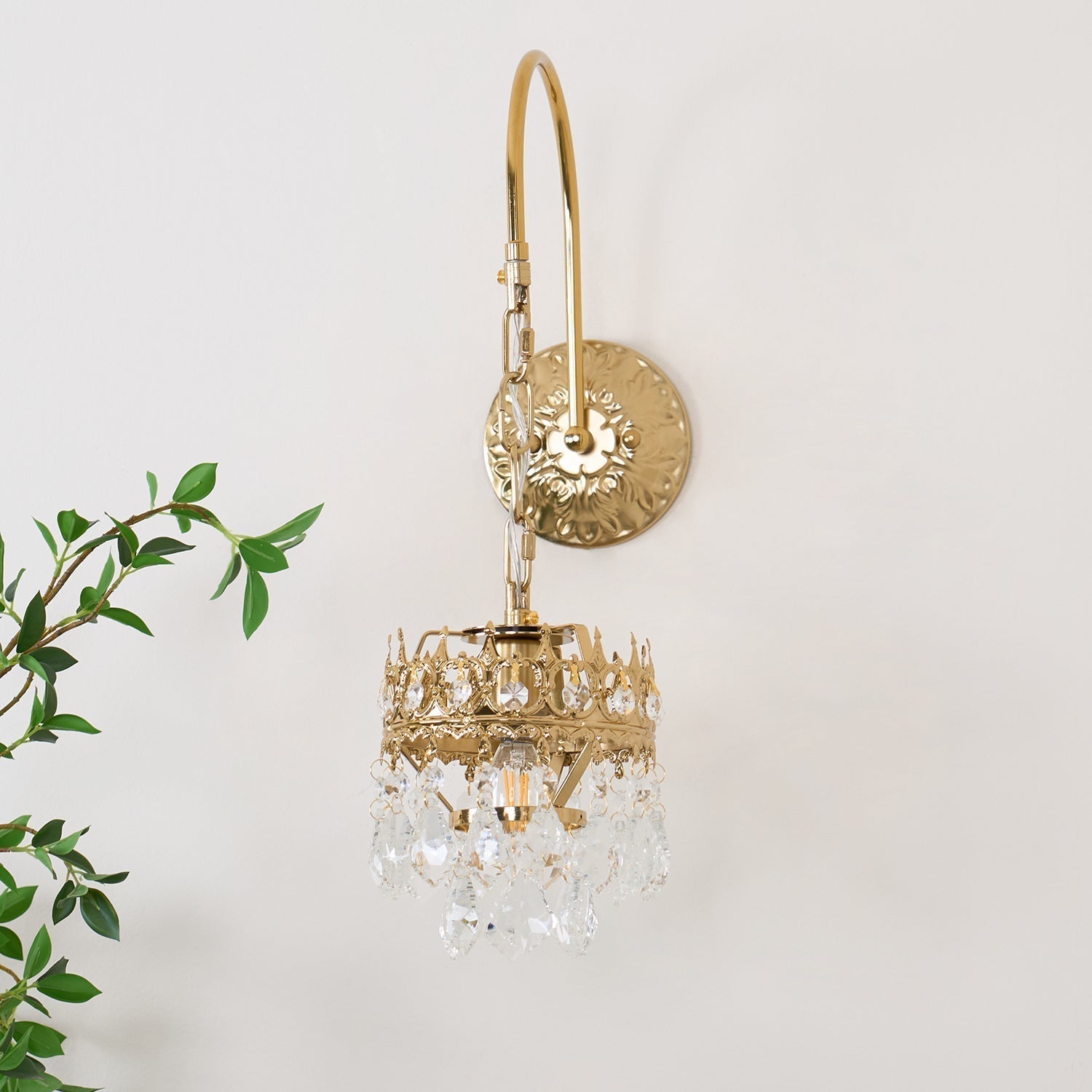 Crystal Crown Sconce - Lamp Outdoor