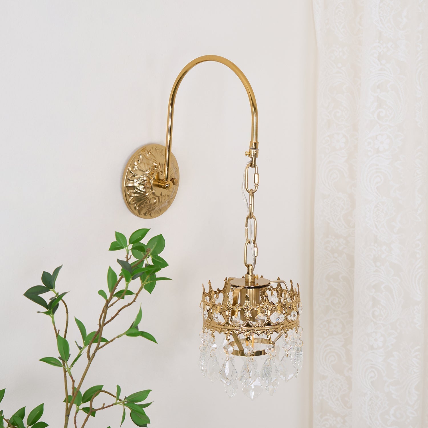 Crystal Crown Sconce - Lamp Outdoor