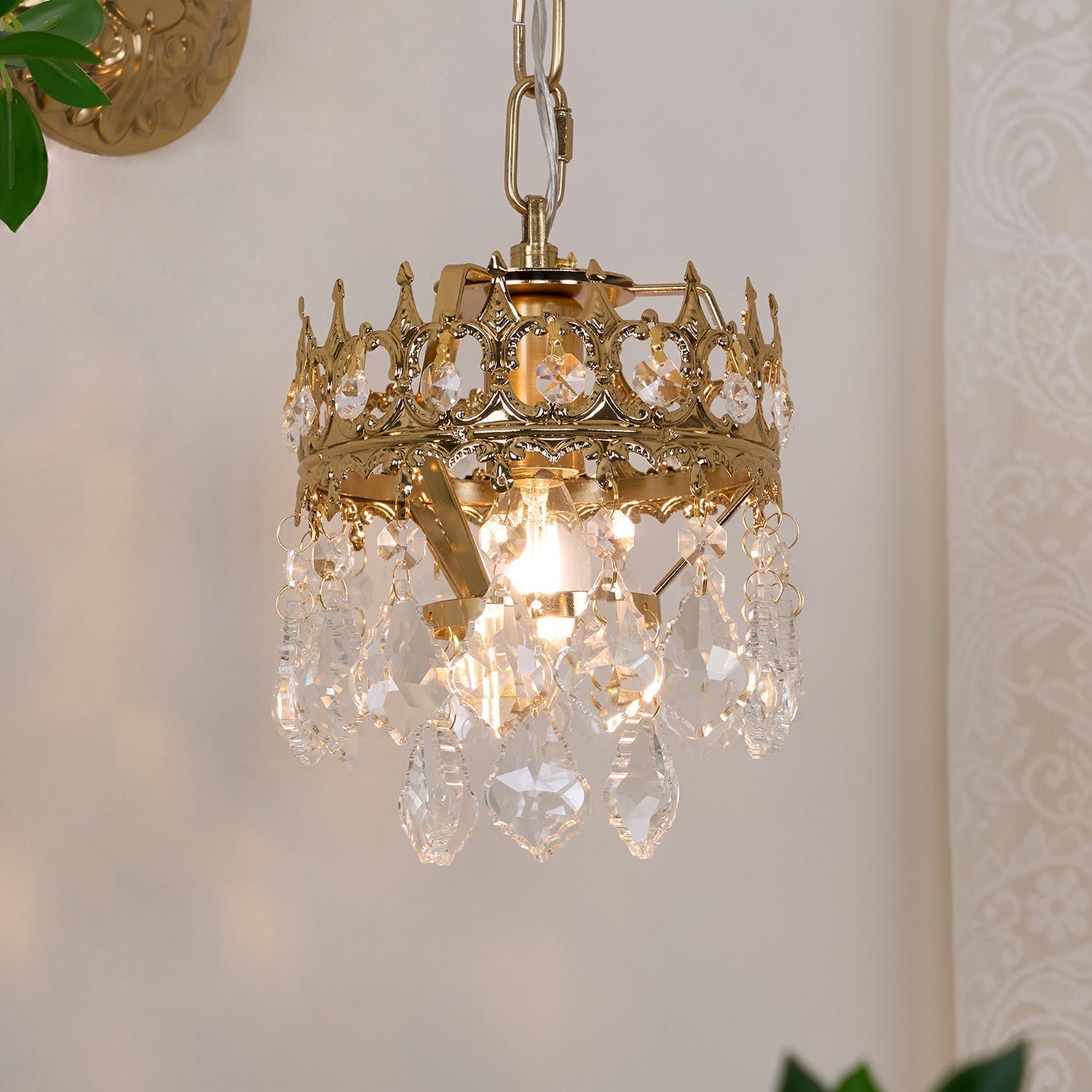 Crystal Crown Sconce - Lamp Outdoor