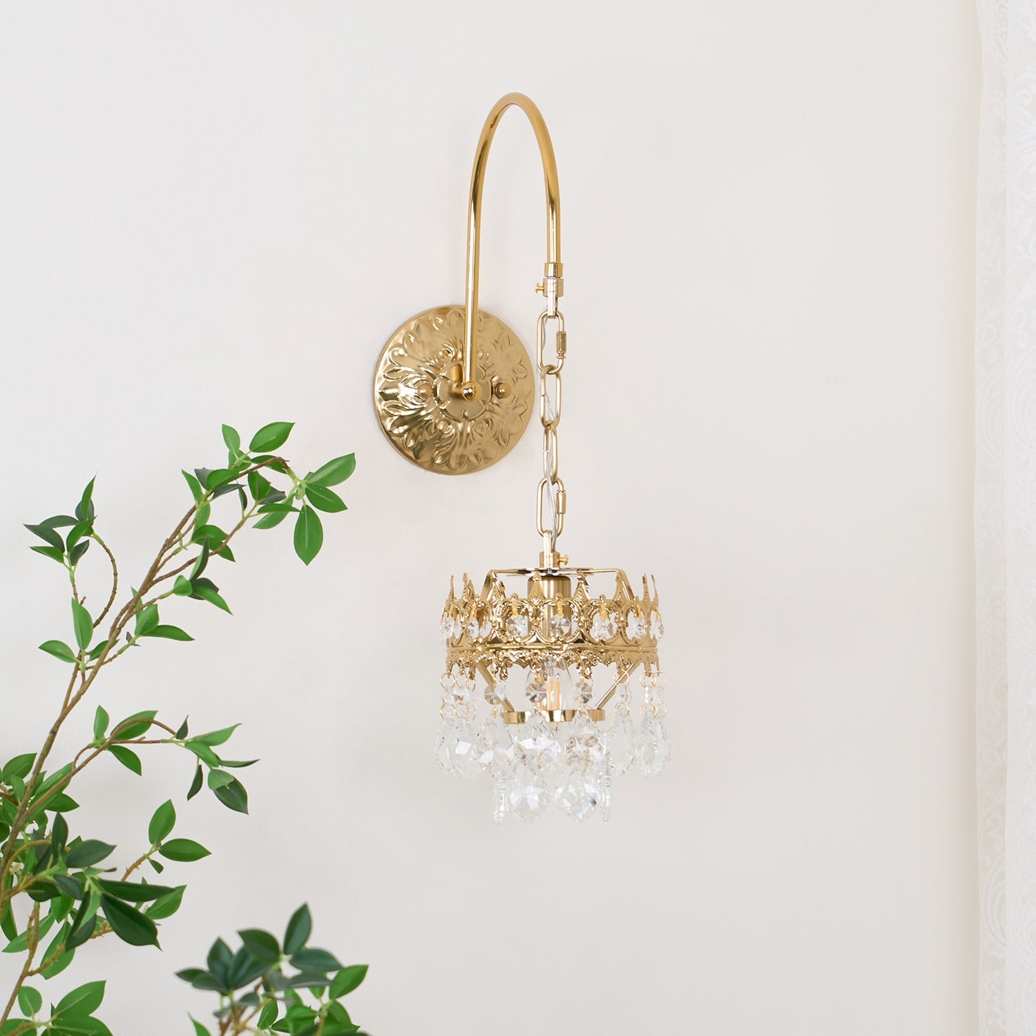 Crystal Crown Sconce - Lamp Outdoor