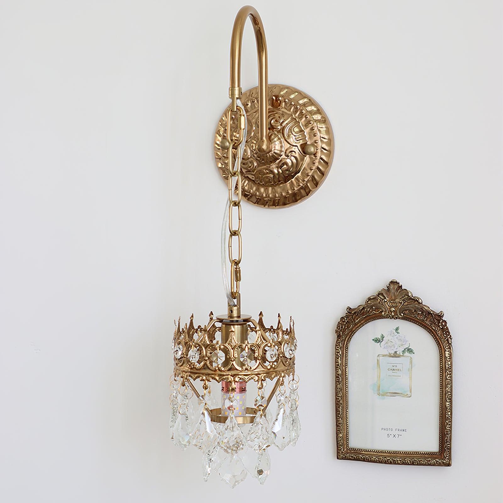 Crystal Crown Sconce - Lamp Outdoor