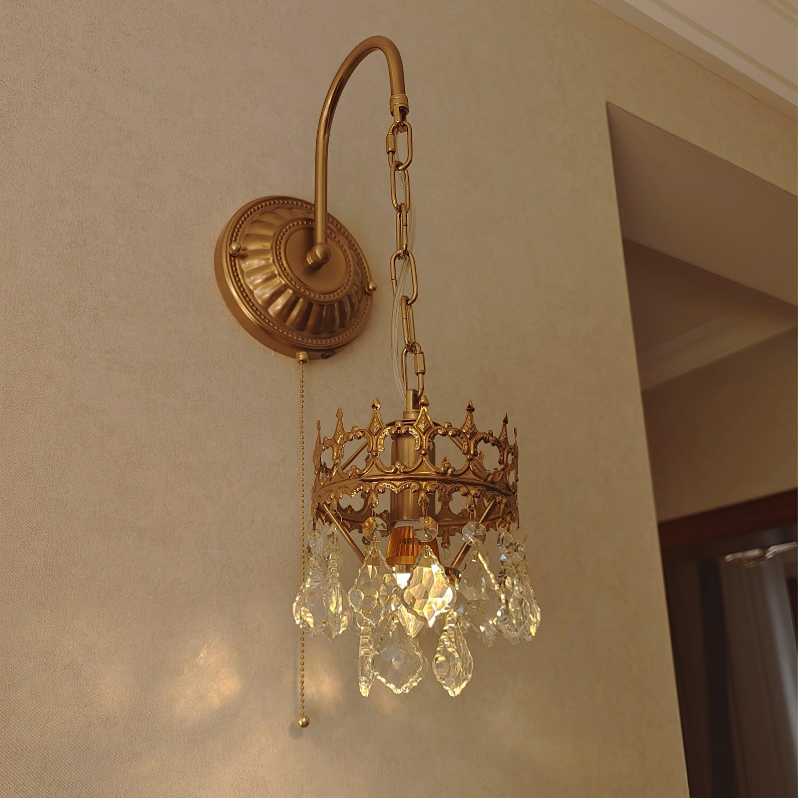 Crystal Crown Sconce - Lamp Outdoor
