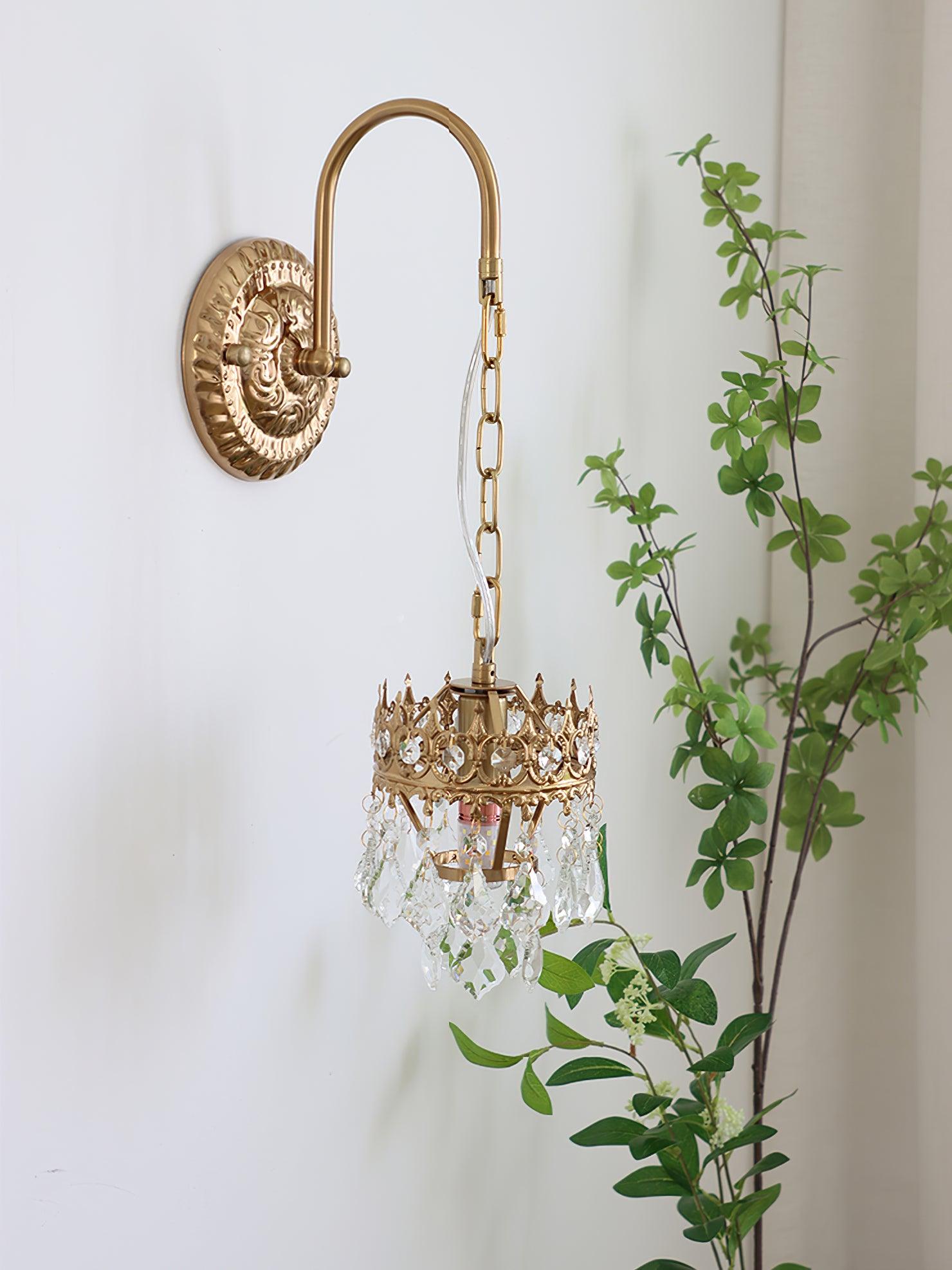 Crystal Crown Sconce - Lamp Outdoor
