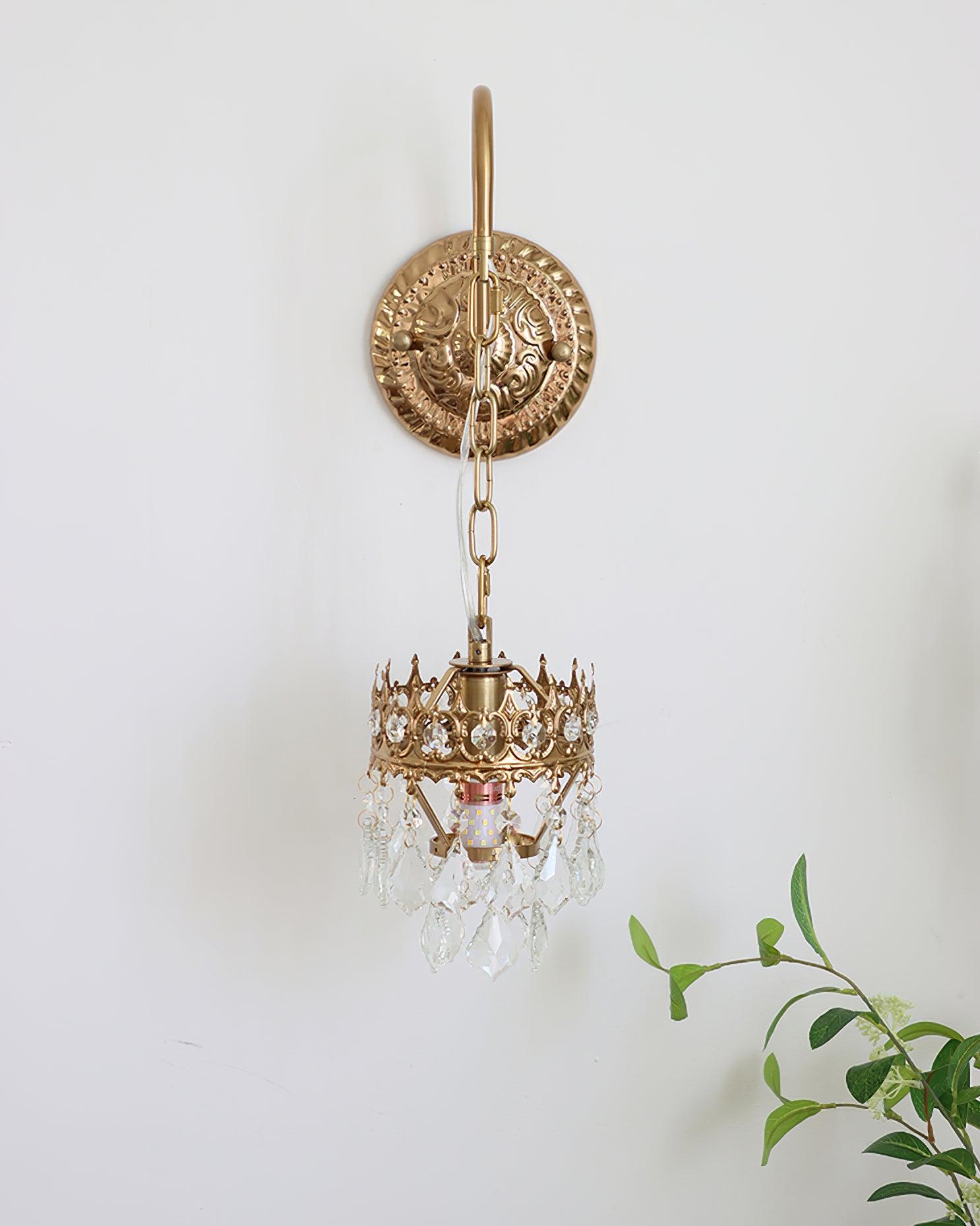 Crystal Crown Sconce - Lamp Outdoor