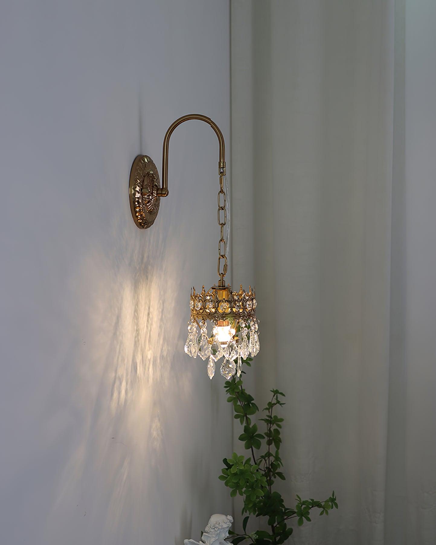 Crystal Crown Sconce - Lamp Outdoor