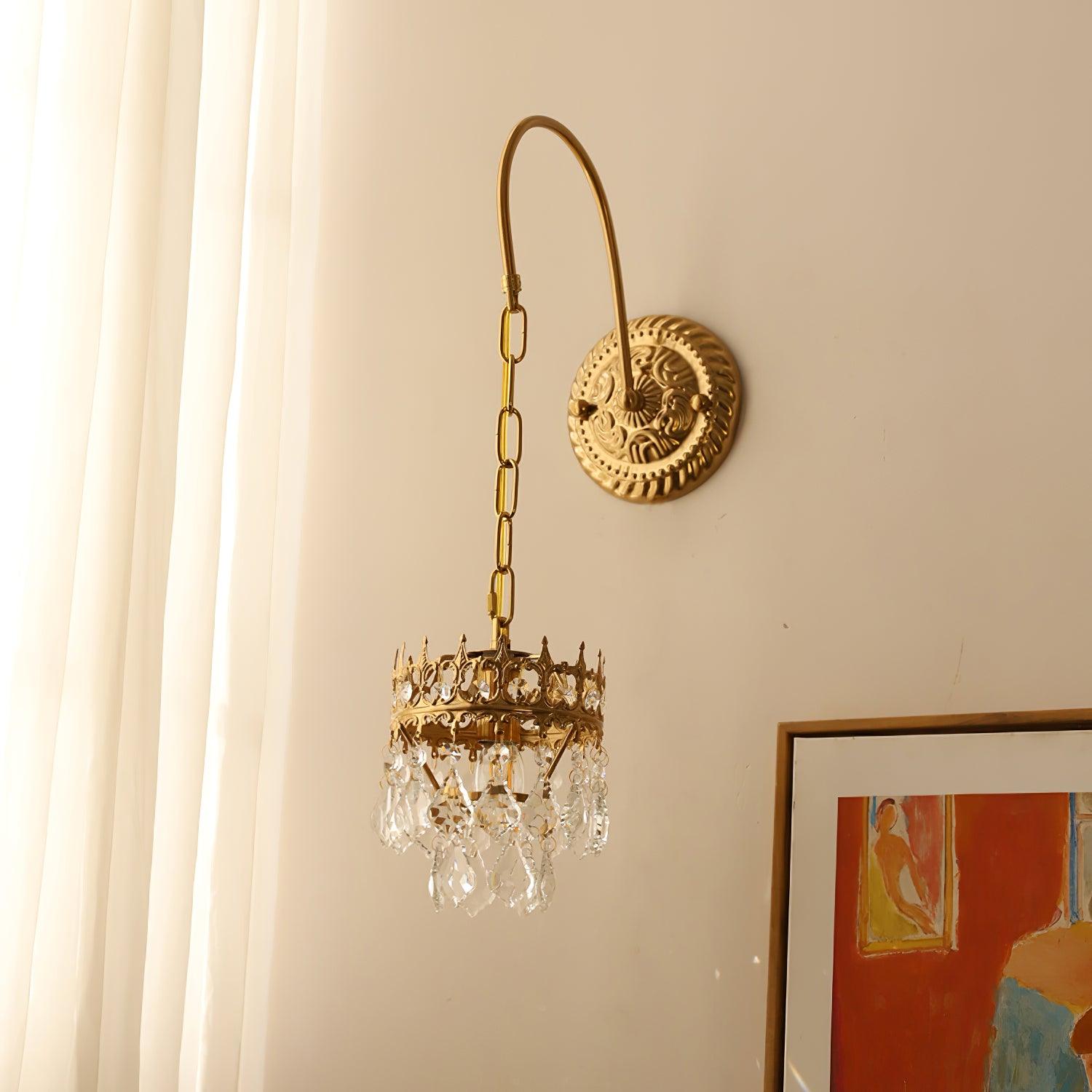 Crystal Crown Sconce - Lamp Outdoor
