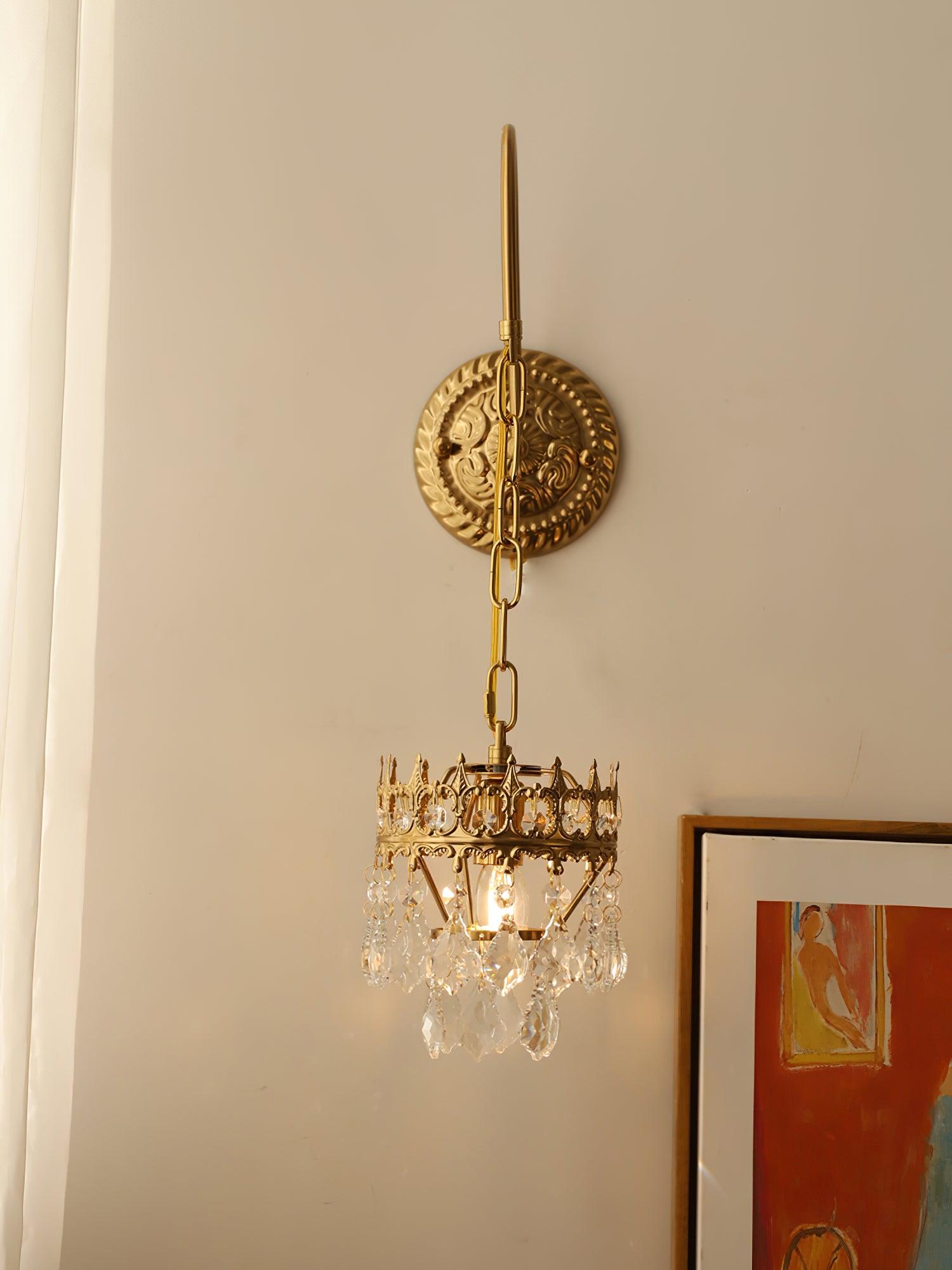 Crystal Crown Sconce - Lamp Outdoor