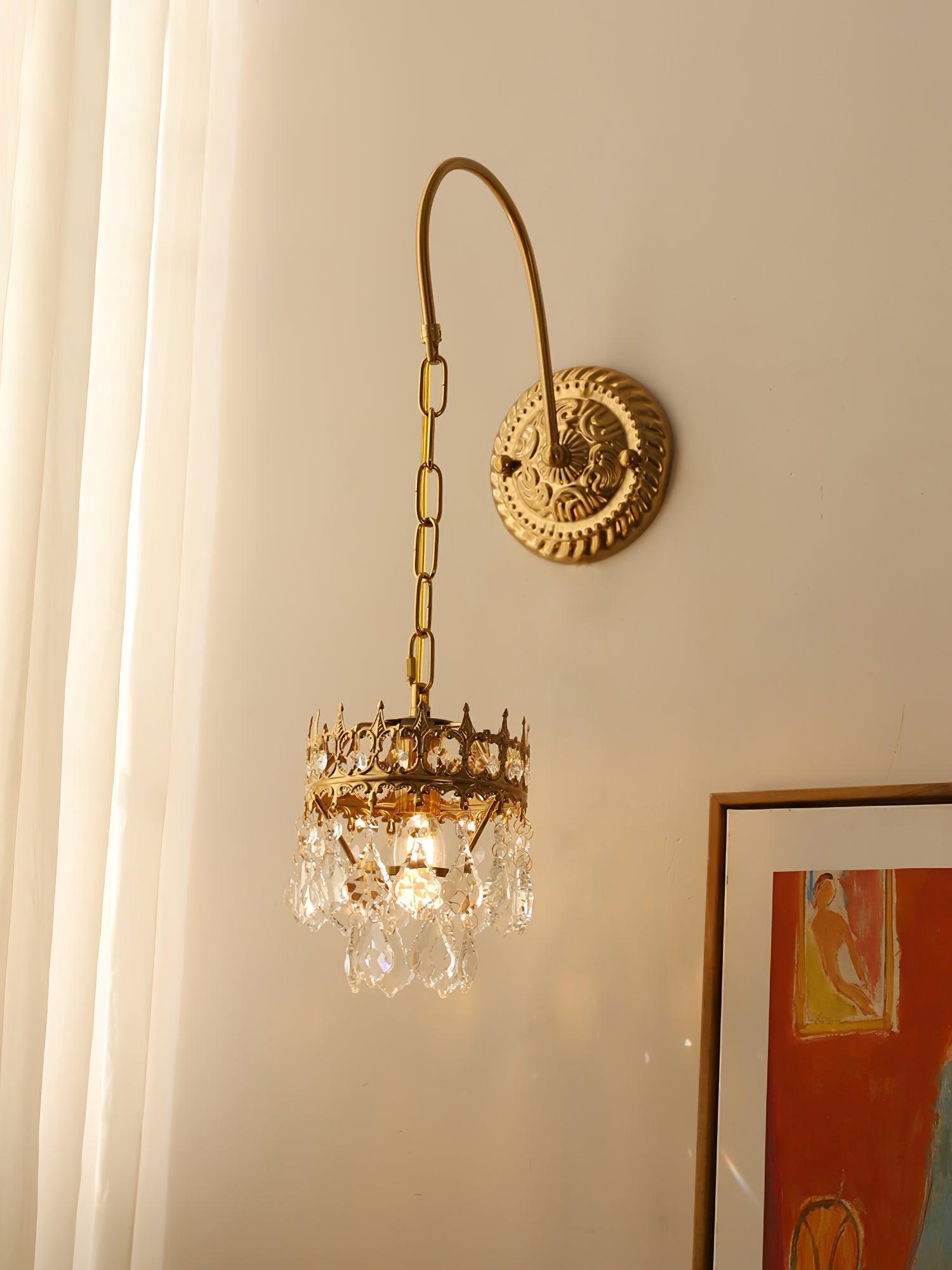 Crystal Crown Sconce - Lamp Outdoor