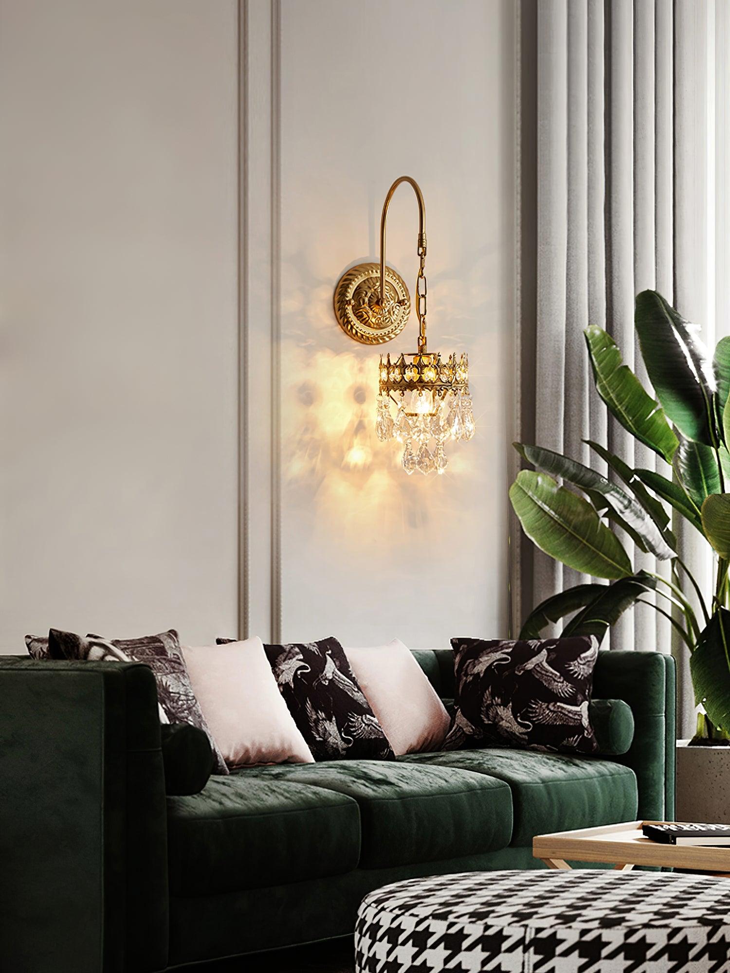 Crystal Crown Sconce - Lamp Outdoor