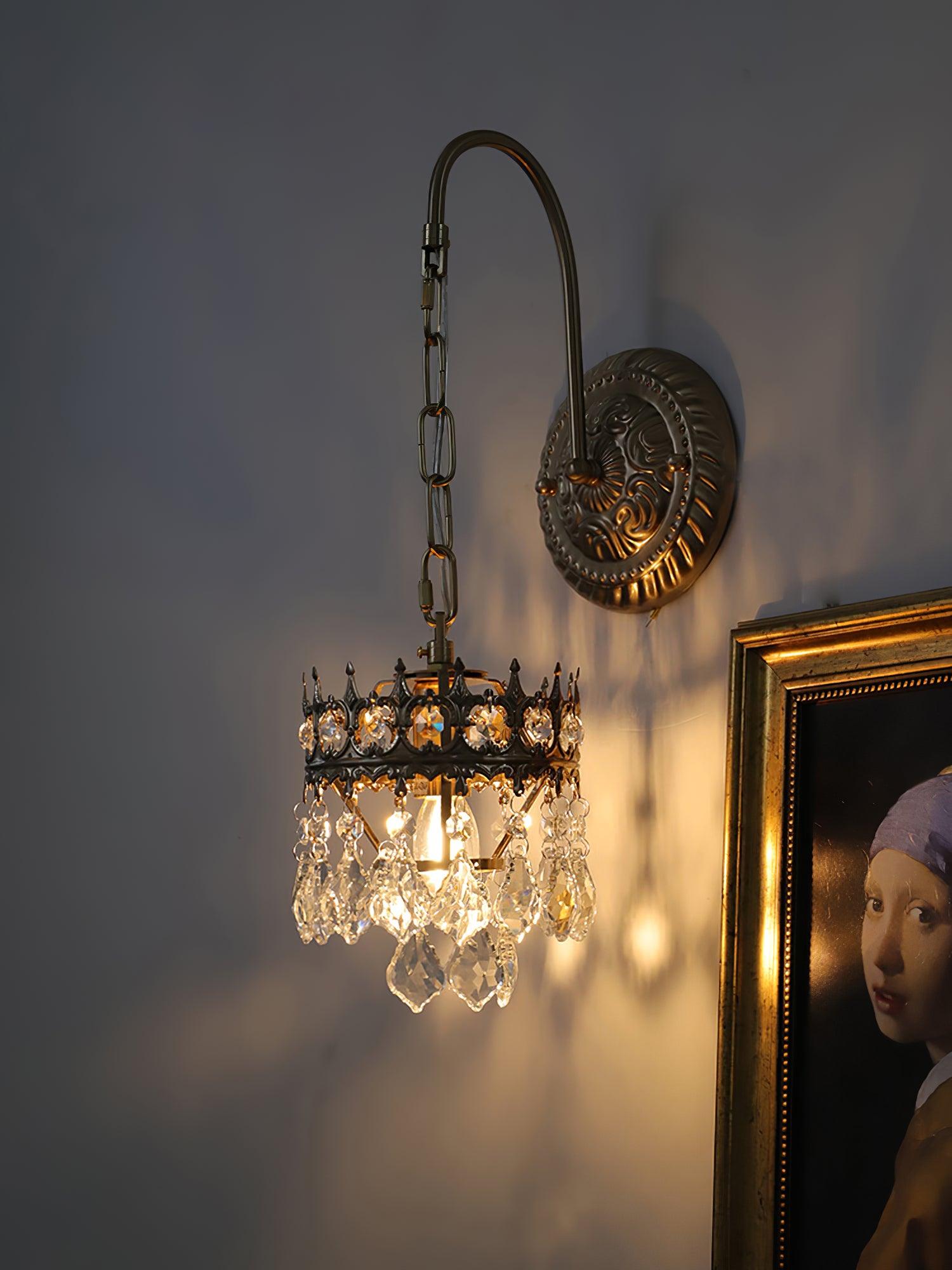 Crystal Crown Sconce - Lamp Outdoor
