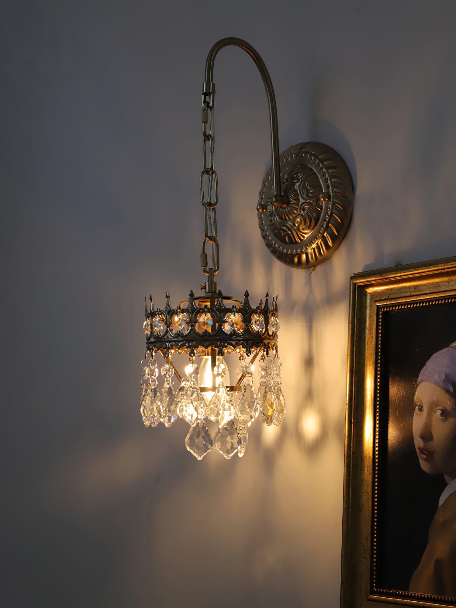 Crystal Crown Sconce - Lamp Outdoor