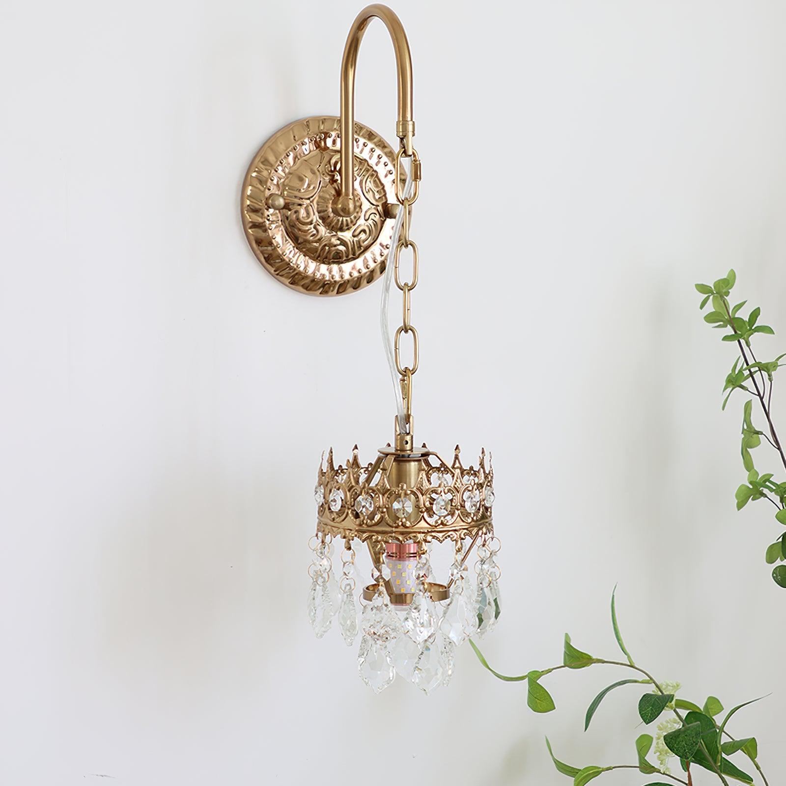 Crystal Crown Sconce - Lamp Outdoor