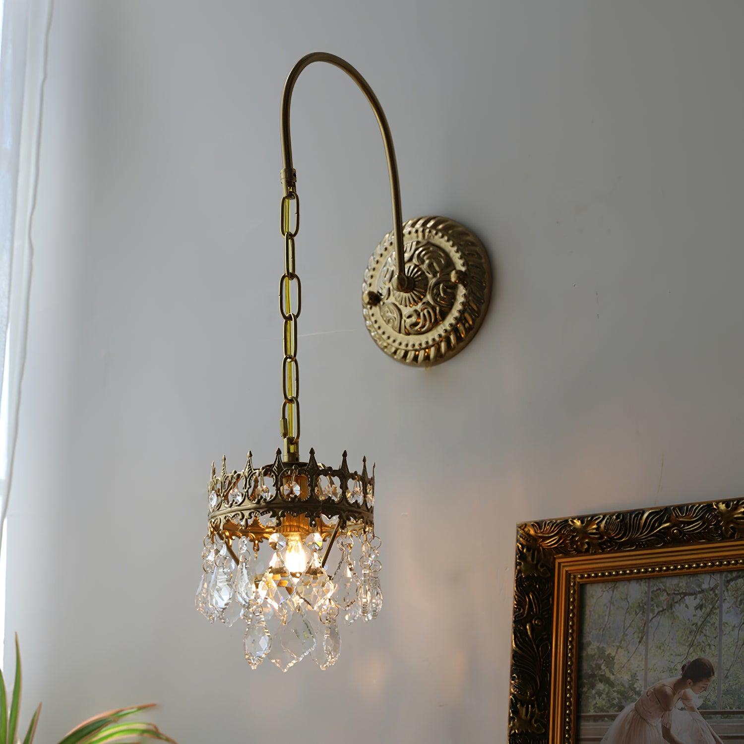 Crystal Crown Sconce - Lamp Outdoor