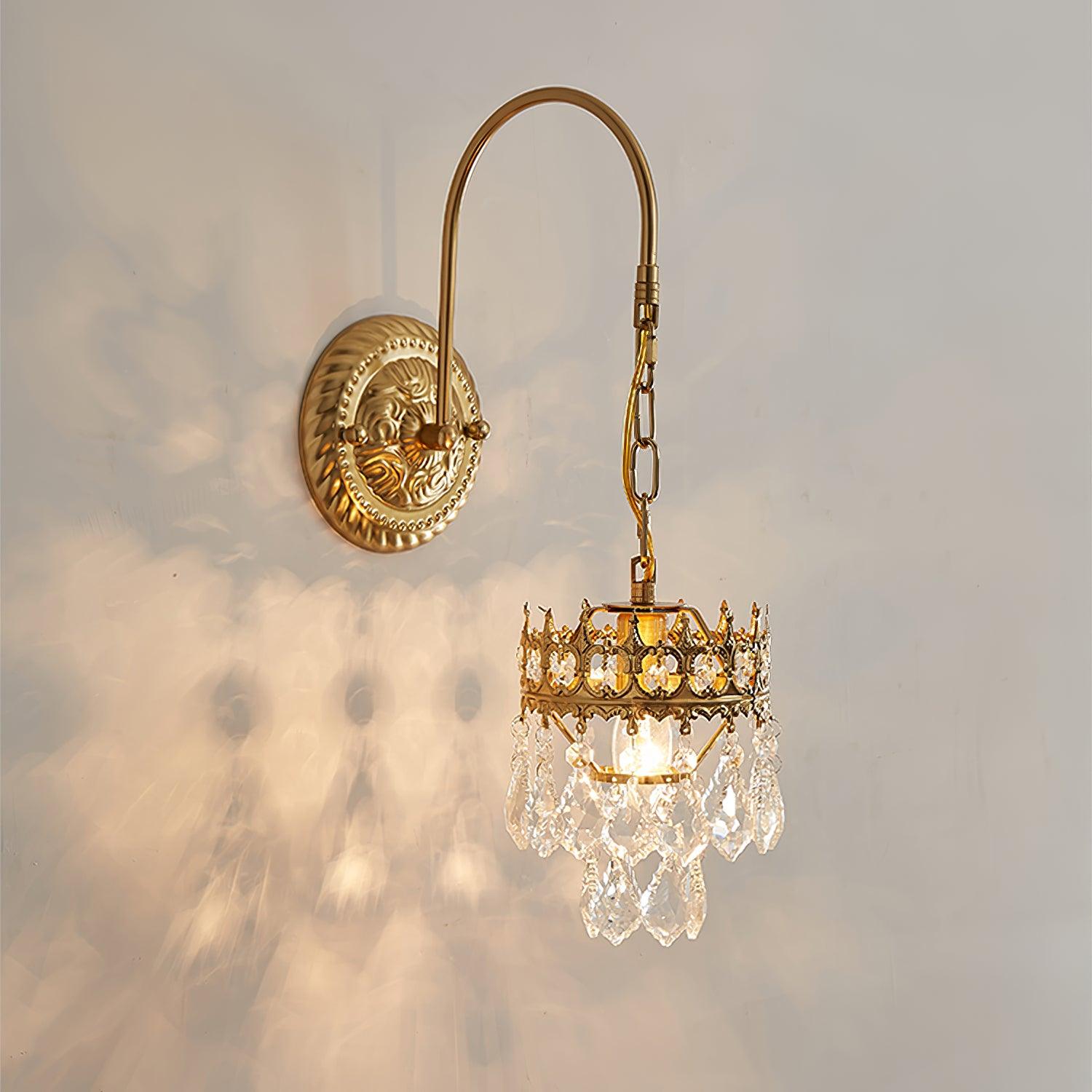 Crystal Crown Sconce - Lamp Outdoor