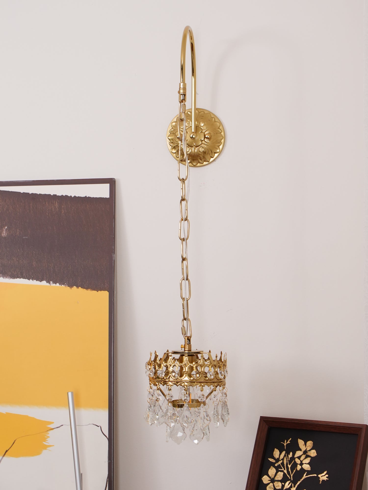 Crystal Crown Sconce - Lamp Outdoor