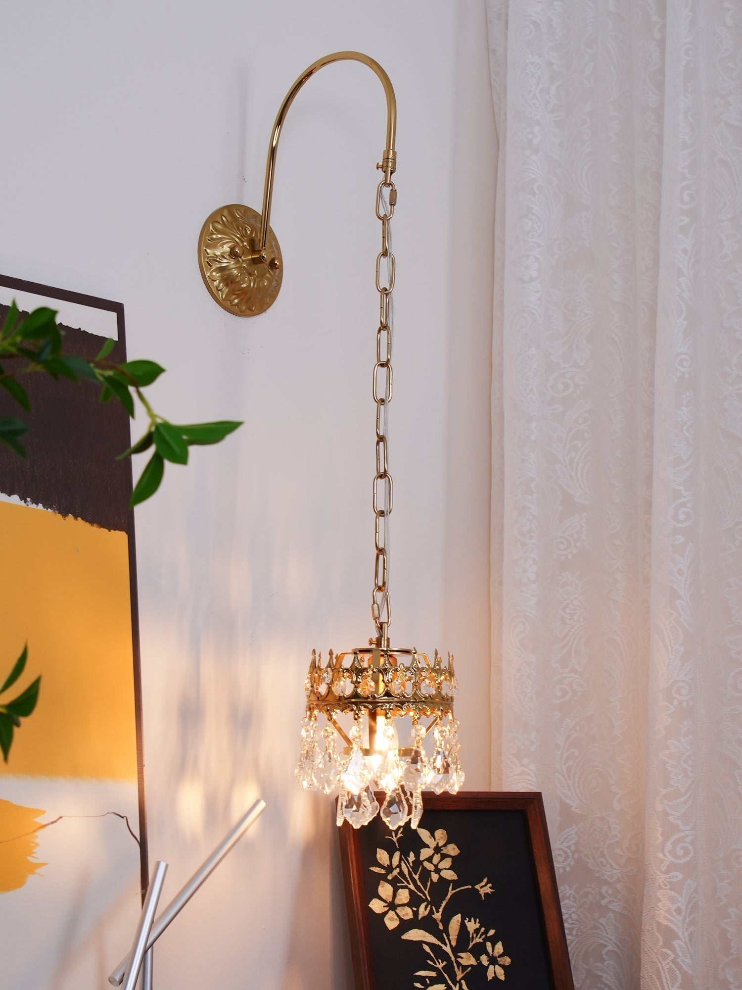 Crystal Crown Sconce - Lamp Outdoor