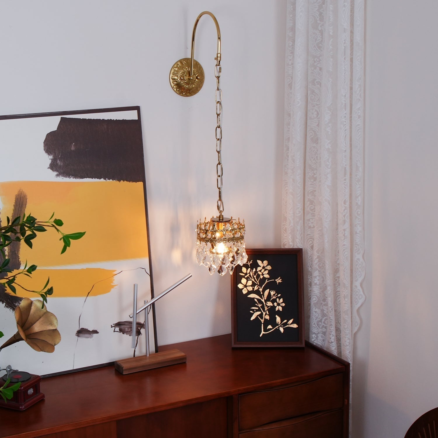 Crystal Crown Sconce - Lamp Outdoor