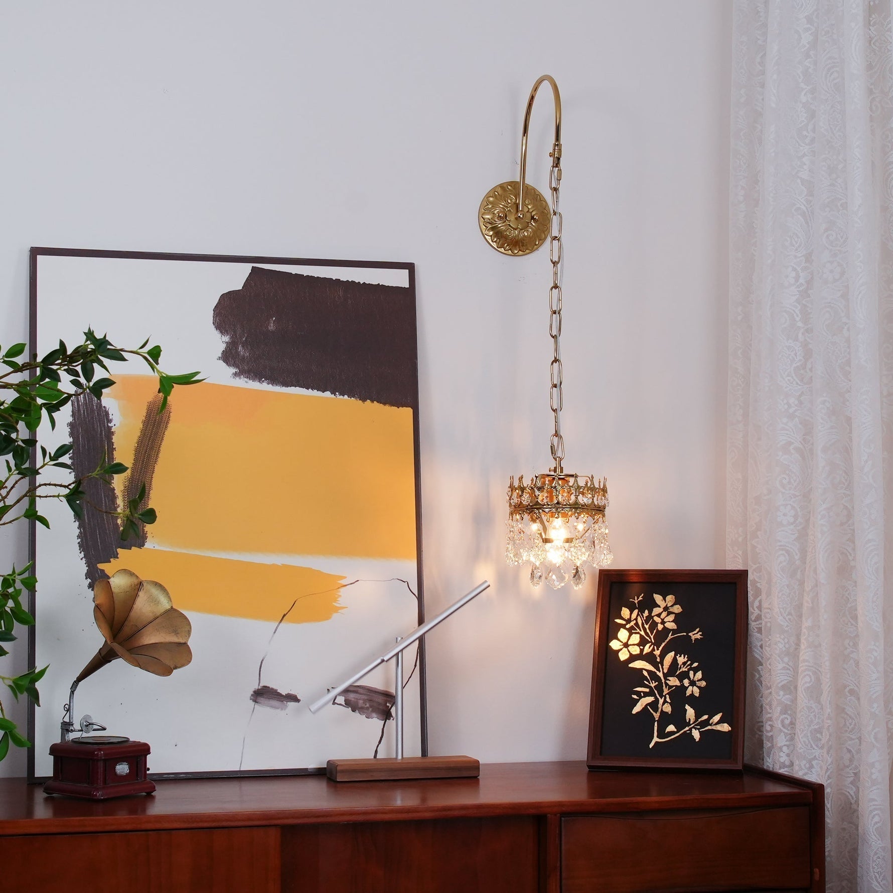 Crystal Crown Sconce - Lamp Outdoor