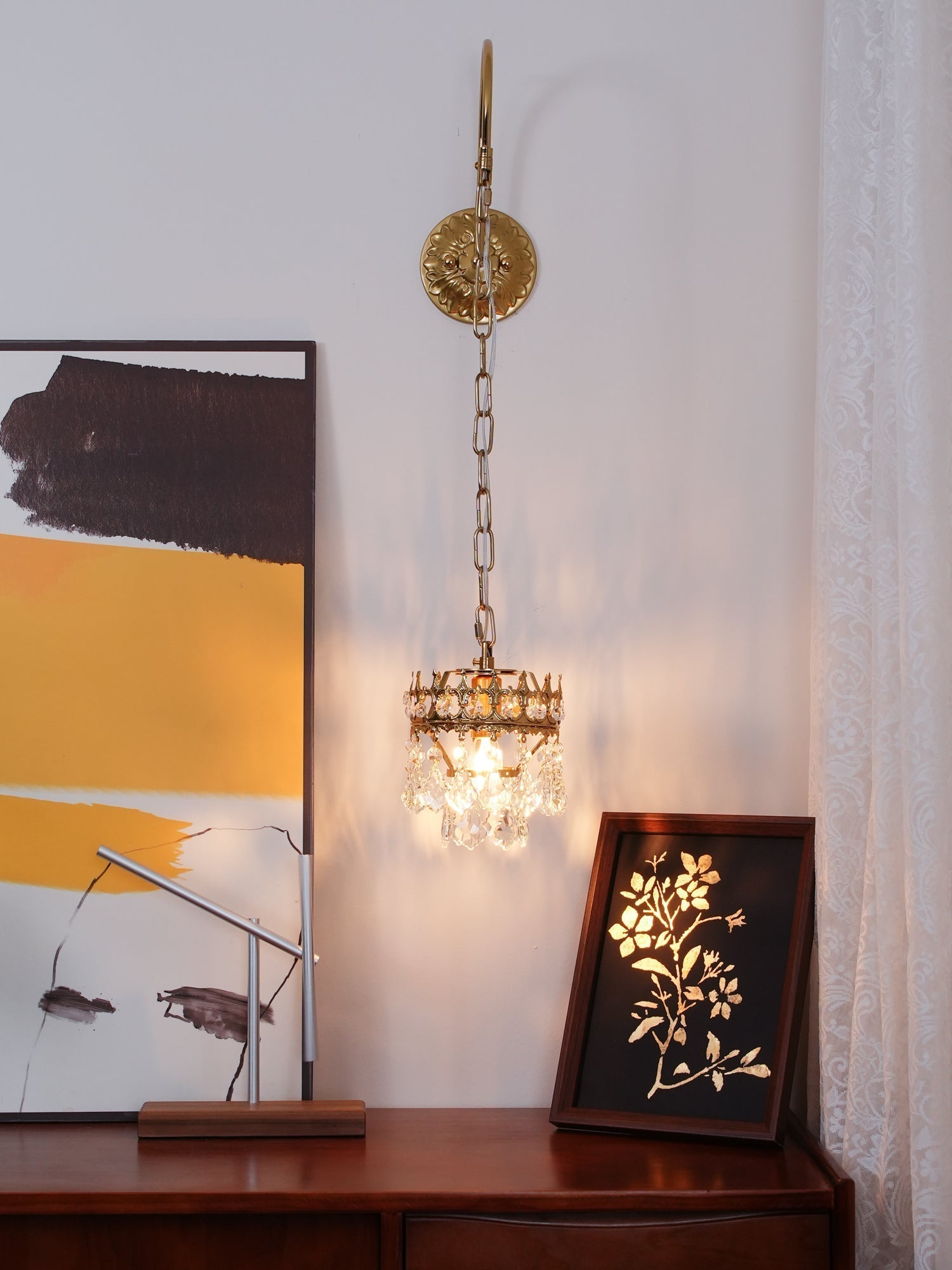 Crystal Crown Sconce - Lamp Outdoor