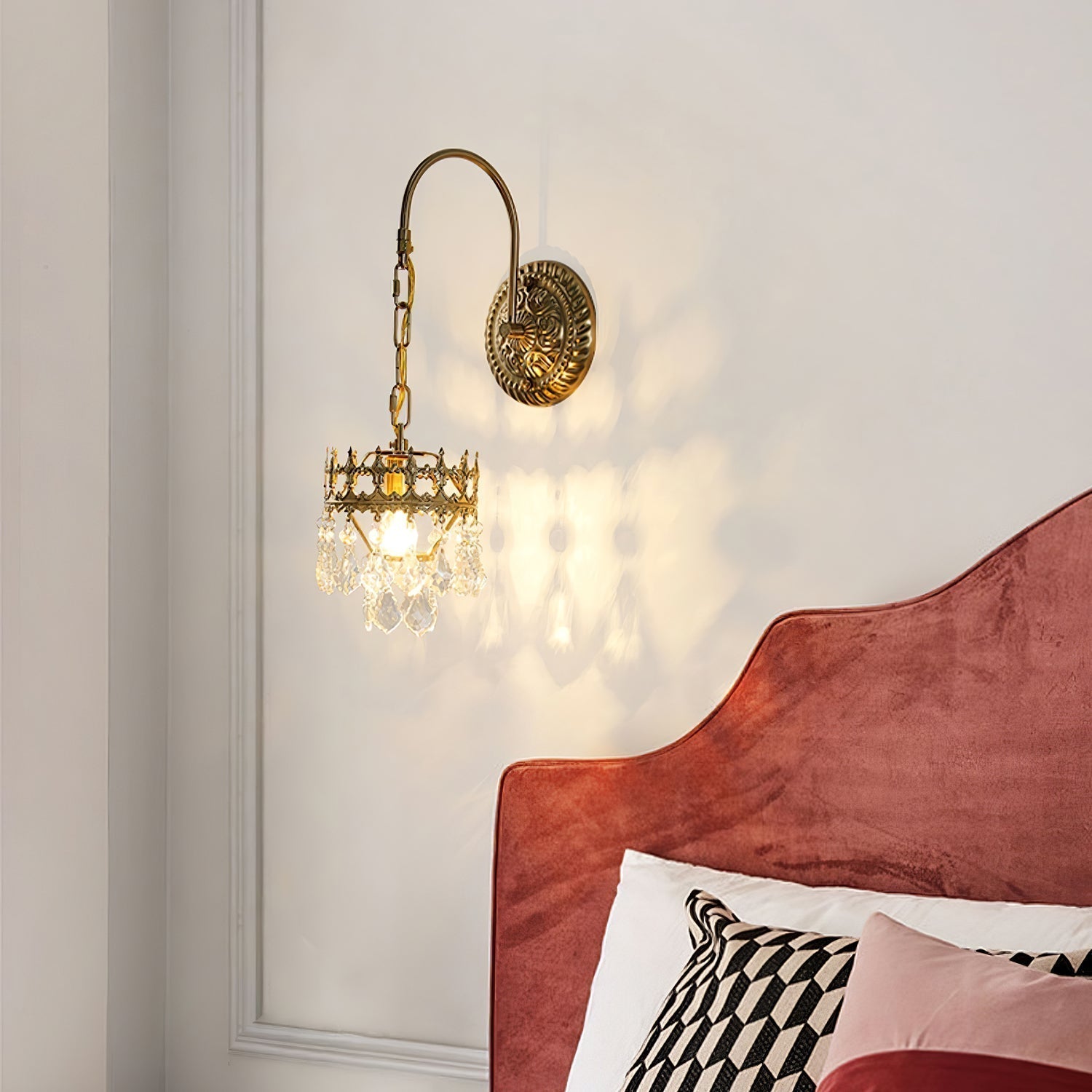 Crystal Crown Sconce - Lamp Outdoor