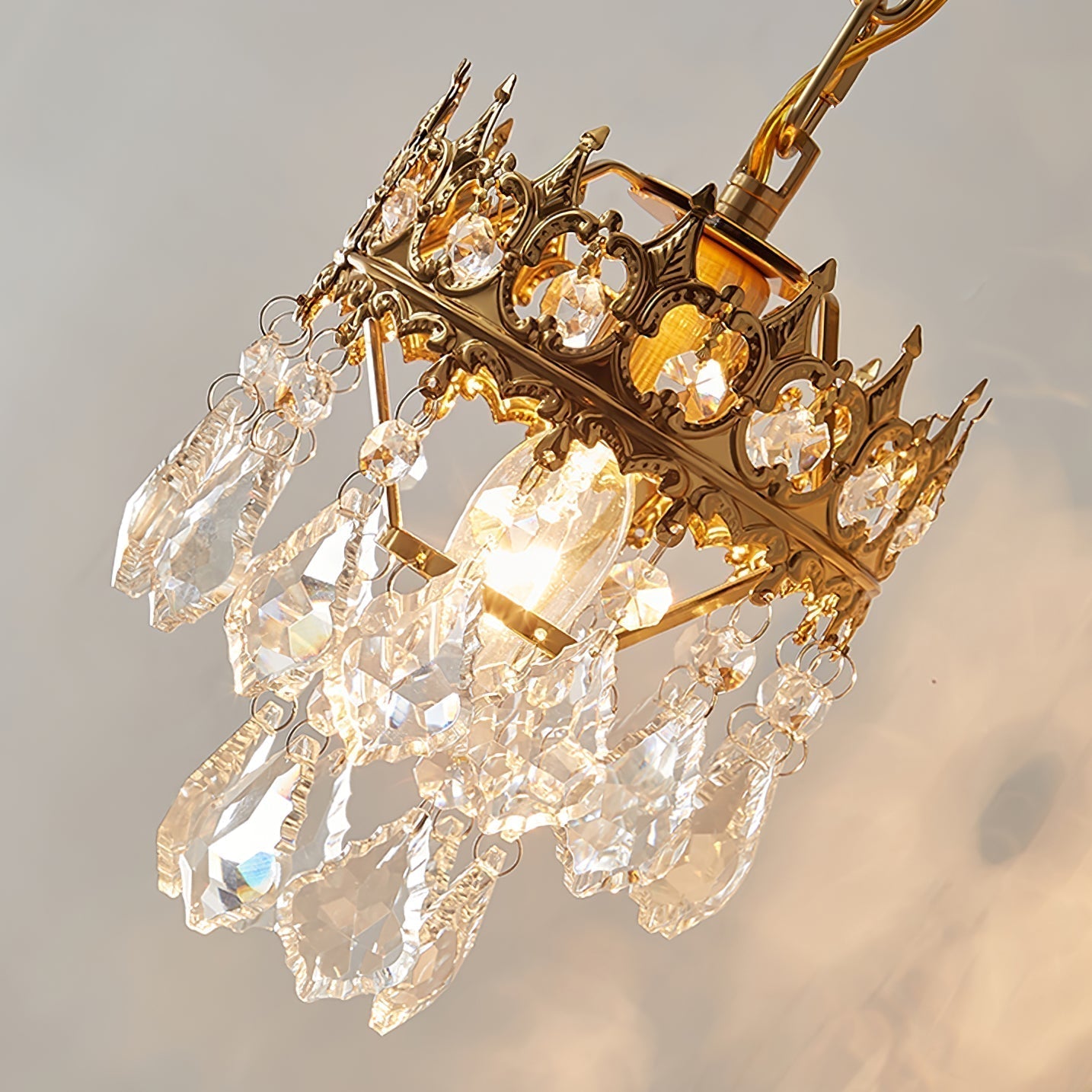 Crystal Crown Sconce - Lamp Outdoor