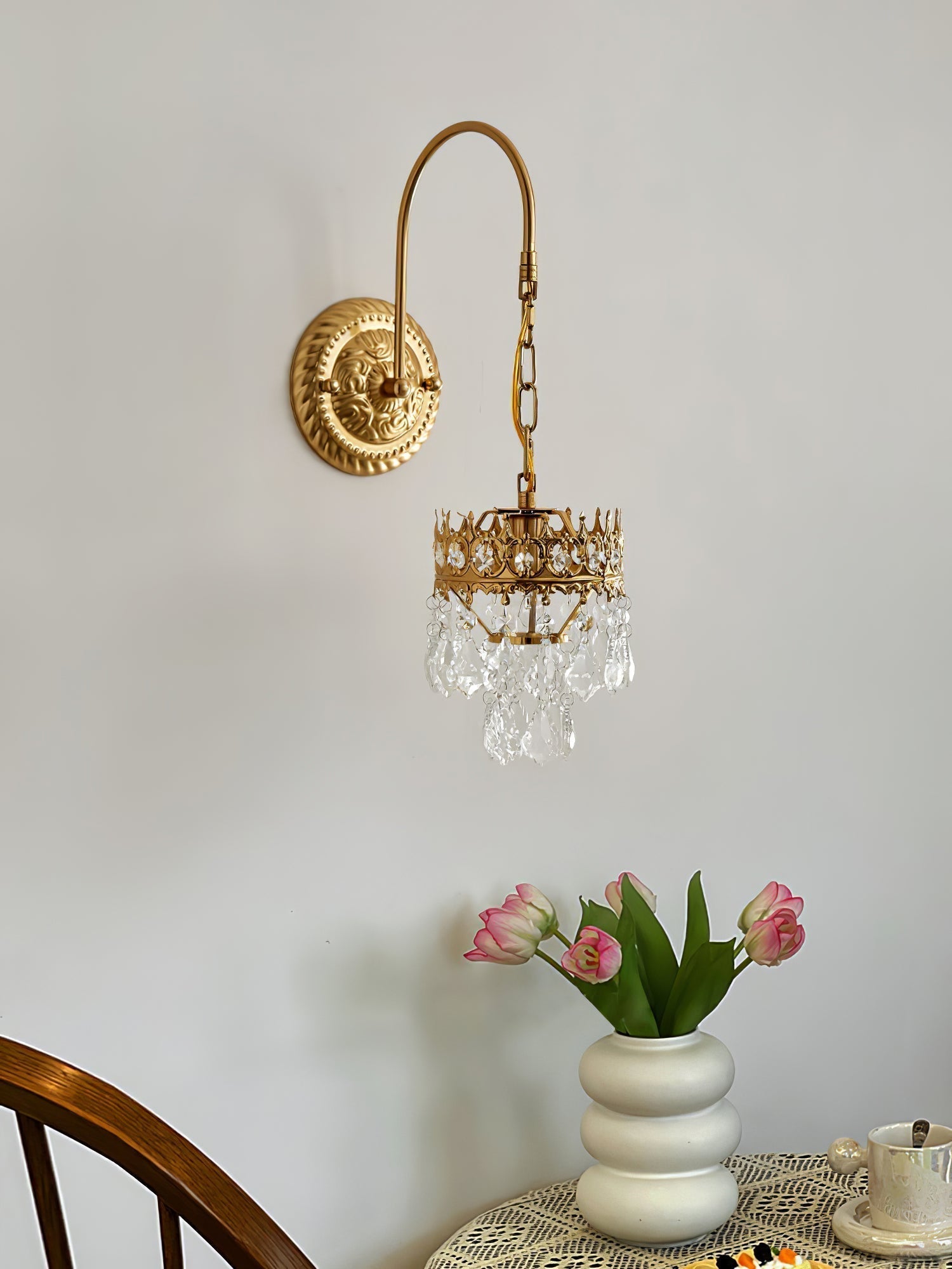 Crystal Crown Sconce - Lamp Outdoor