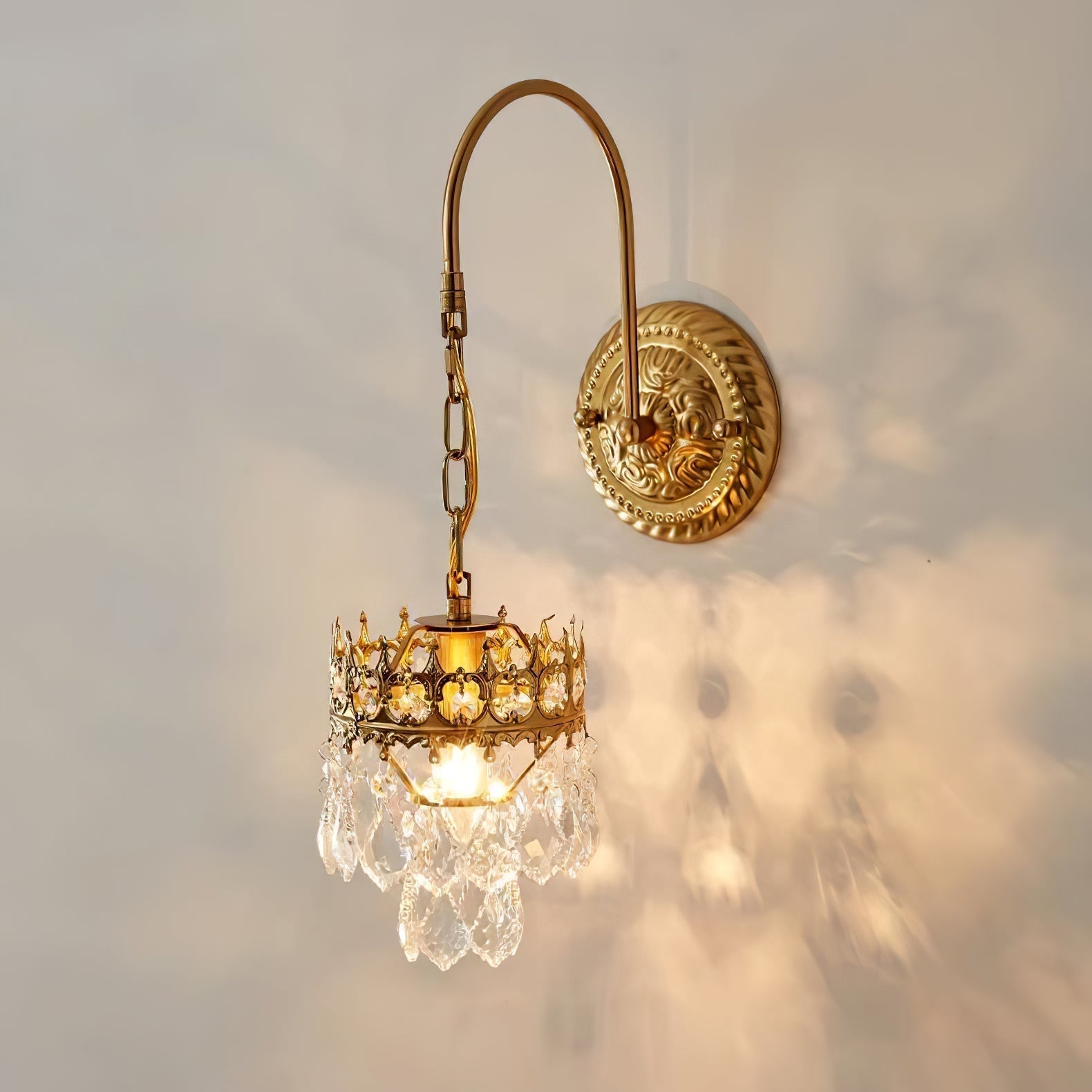 Crystal Crown Sconce - Lamp Outdoor