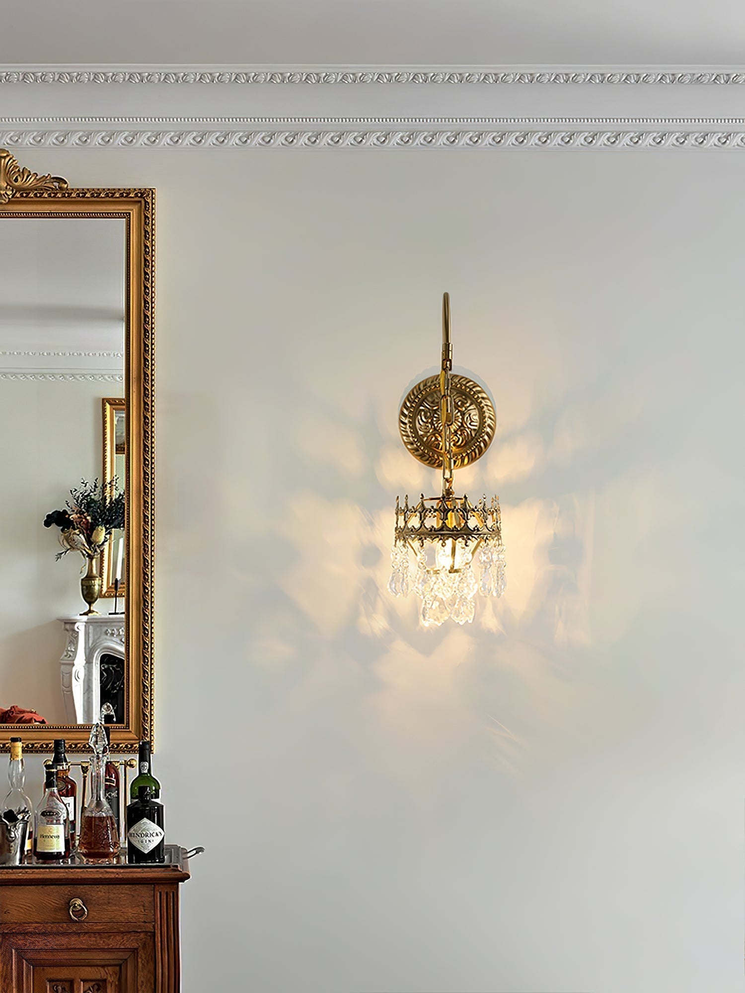 Crystal Crown Sconce - Lamp Outdoor