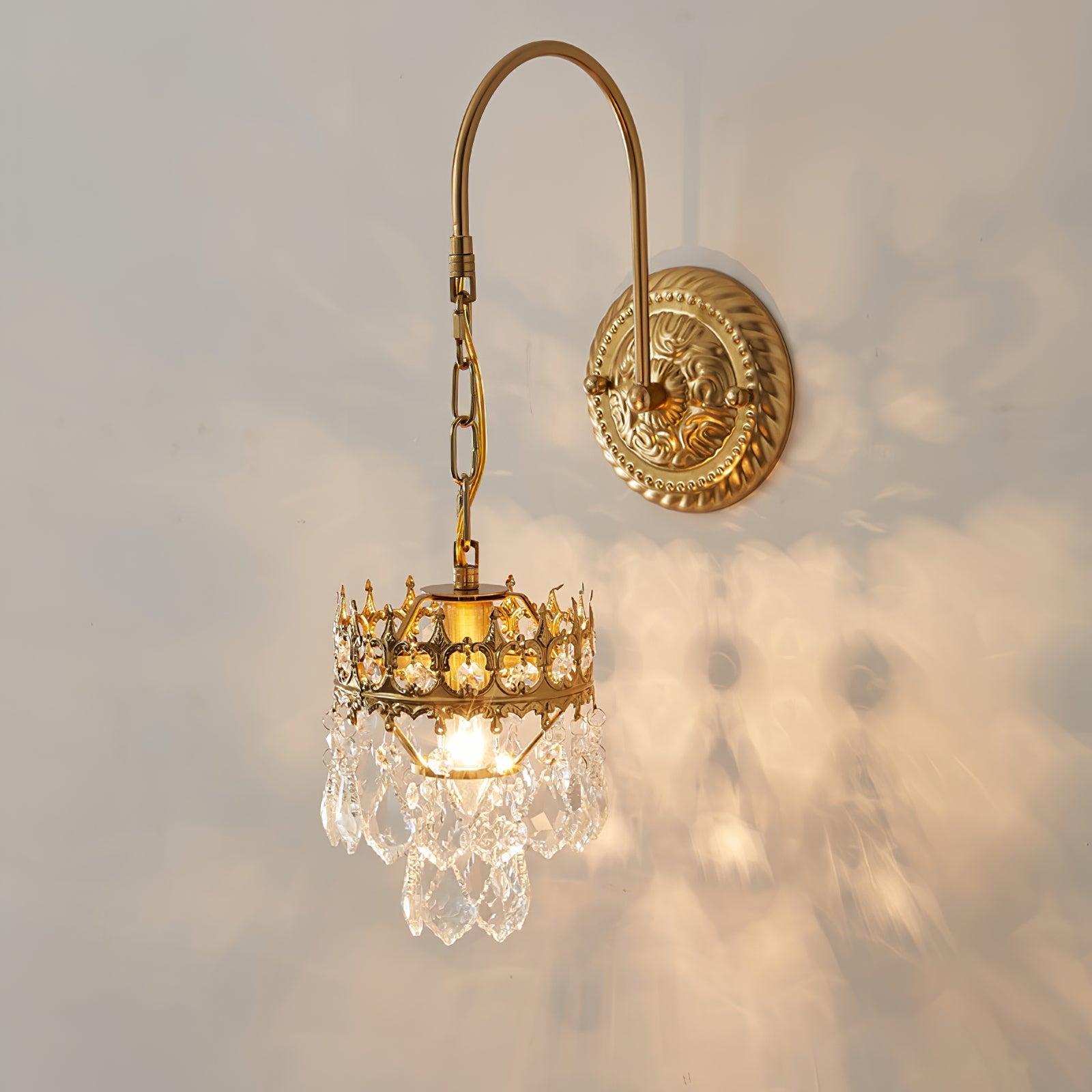 Crystal Crown Sconce - Lamp Outdoor
