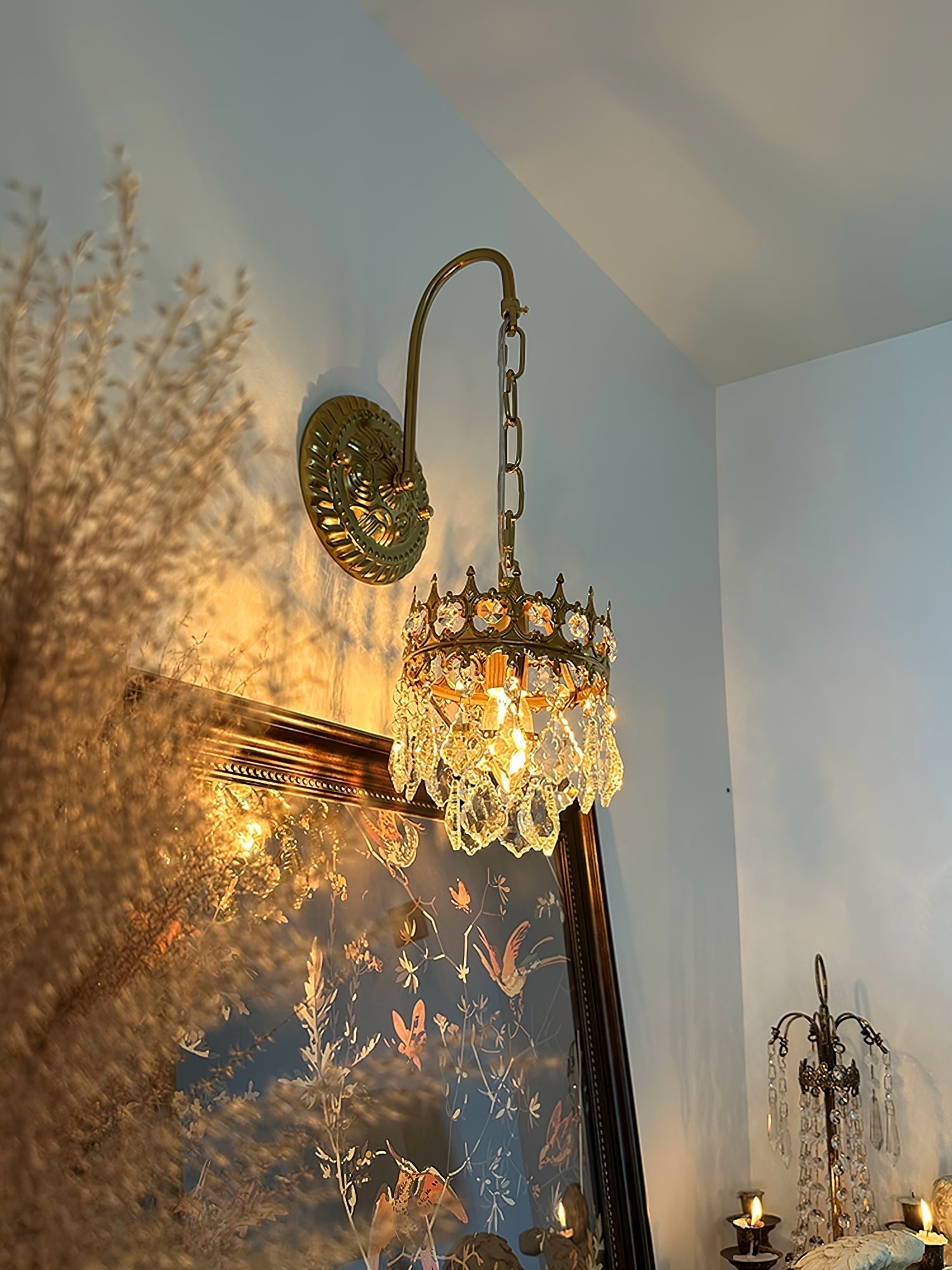 Crystal Crown Sconce - Lamp Outdoor
