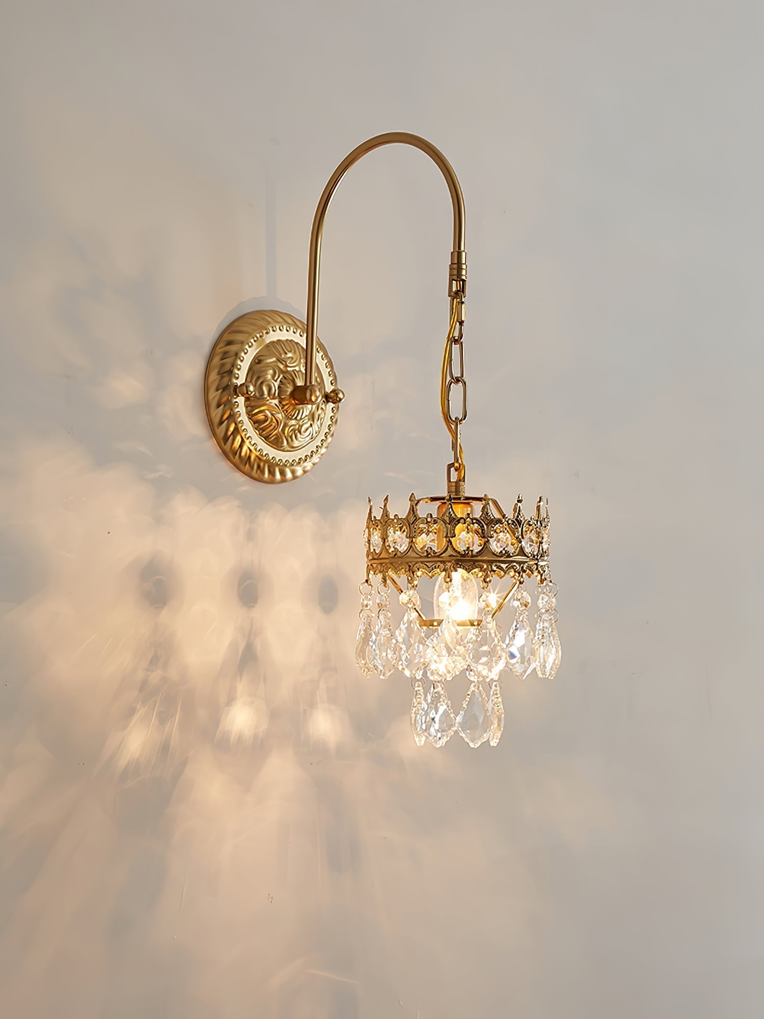 Crystal Crown Sconce - Lamp Outdoor