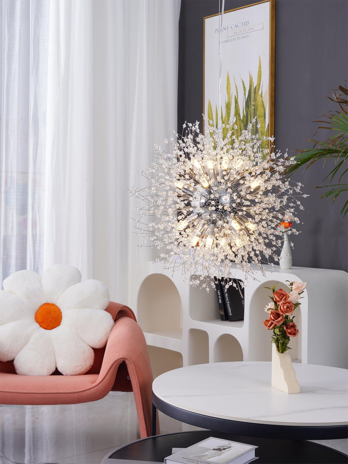 Crystal Dandelion Chandelier - Lamp Outdoor