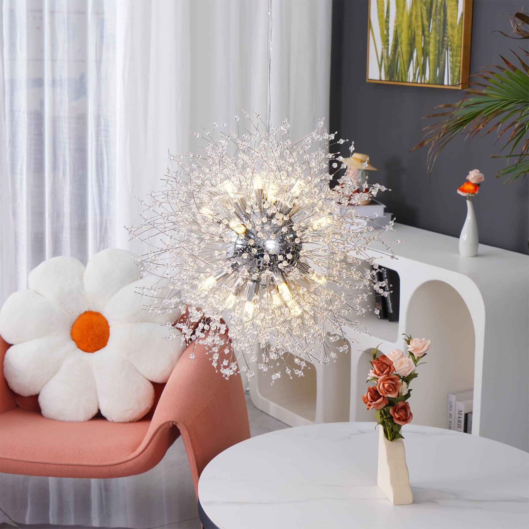 Crystal Dandelion Chandelier - Lamp Outdoor