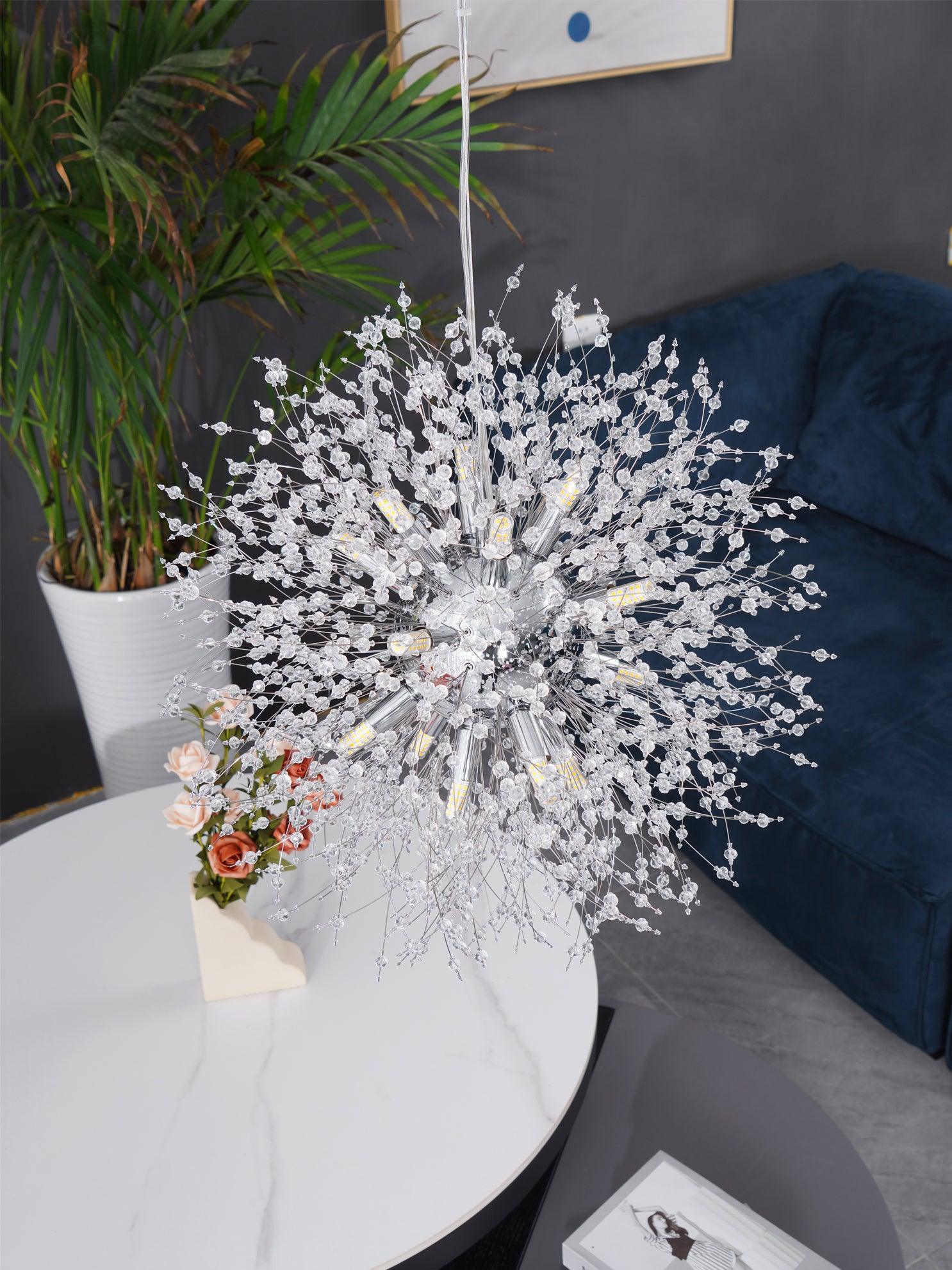 Crystal Dandelion Chandelier - Lamp Outdoor