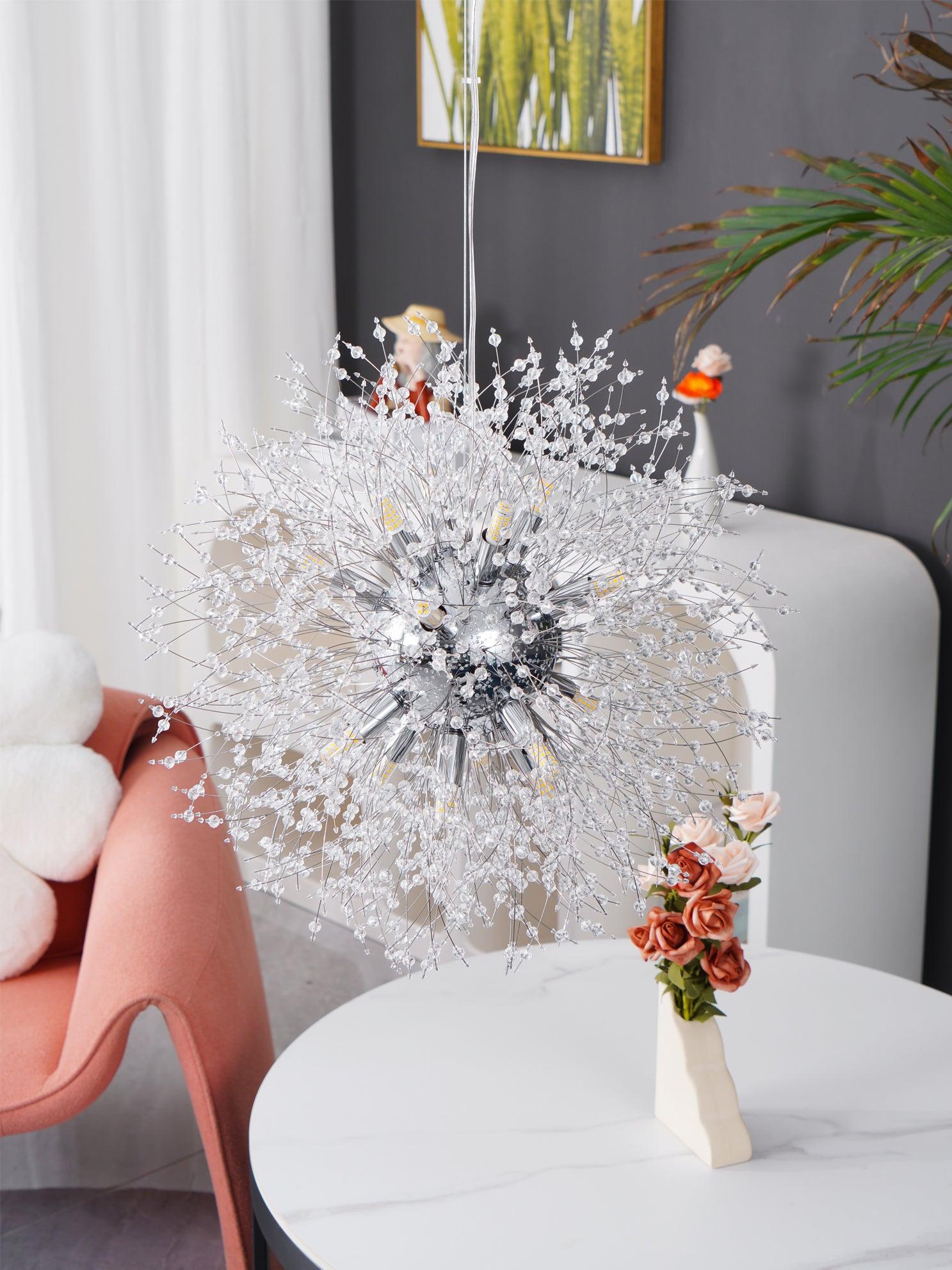 Crystal Dandelion Chandelier - Lamp Outdoor