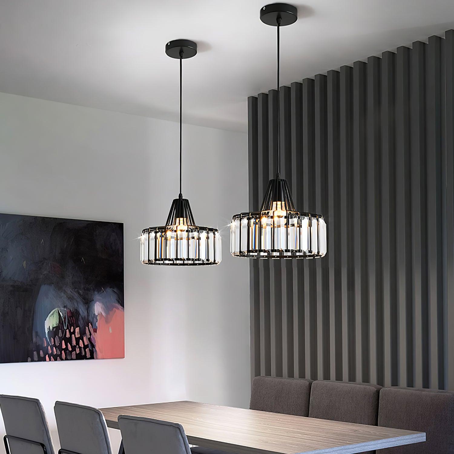 Crystal Drum Pendant Lamp - Lamp Outdoor