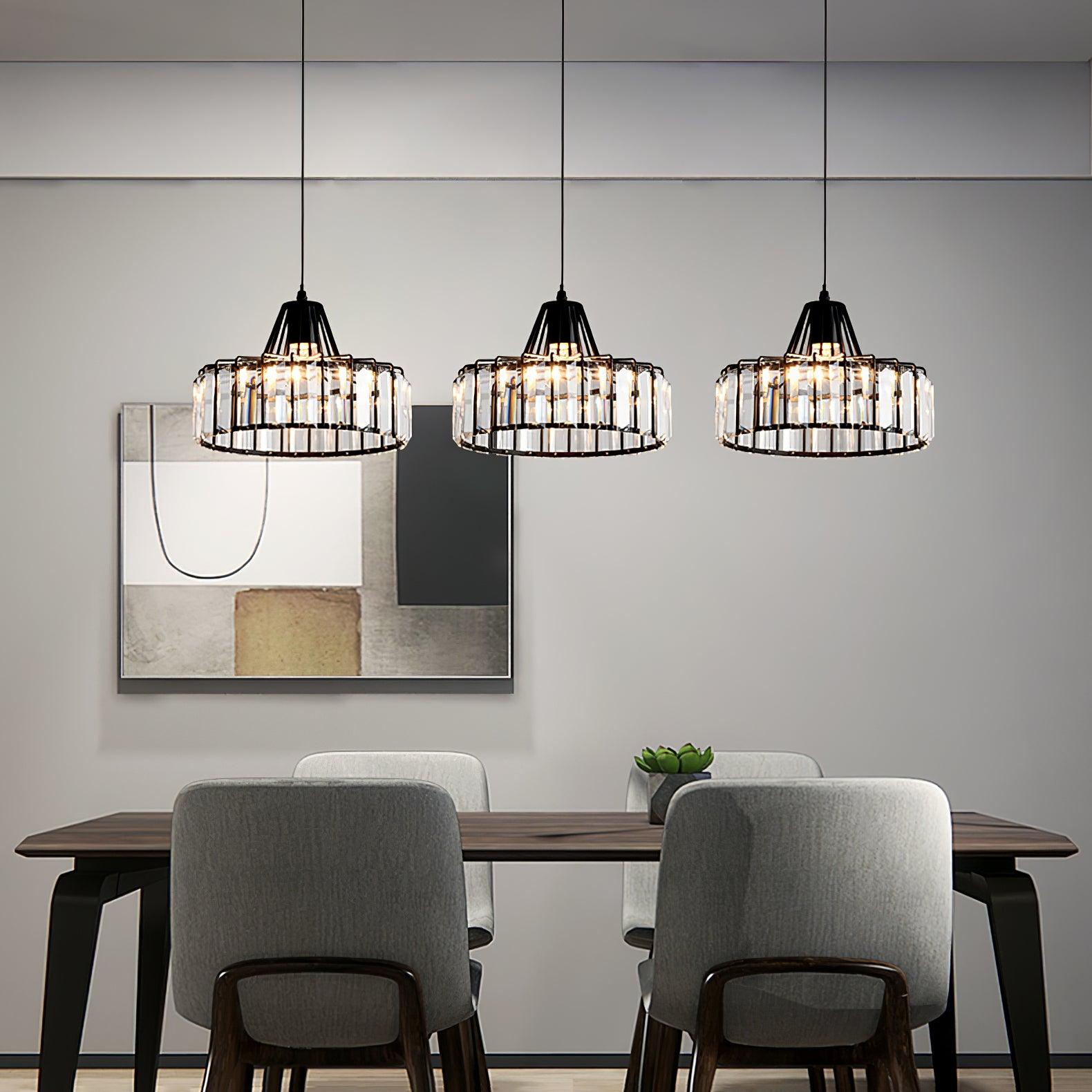 Crystal Drum Pendant Lamp - Lamp Outdoor