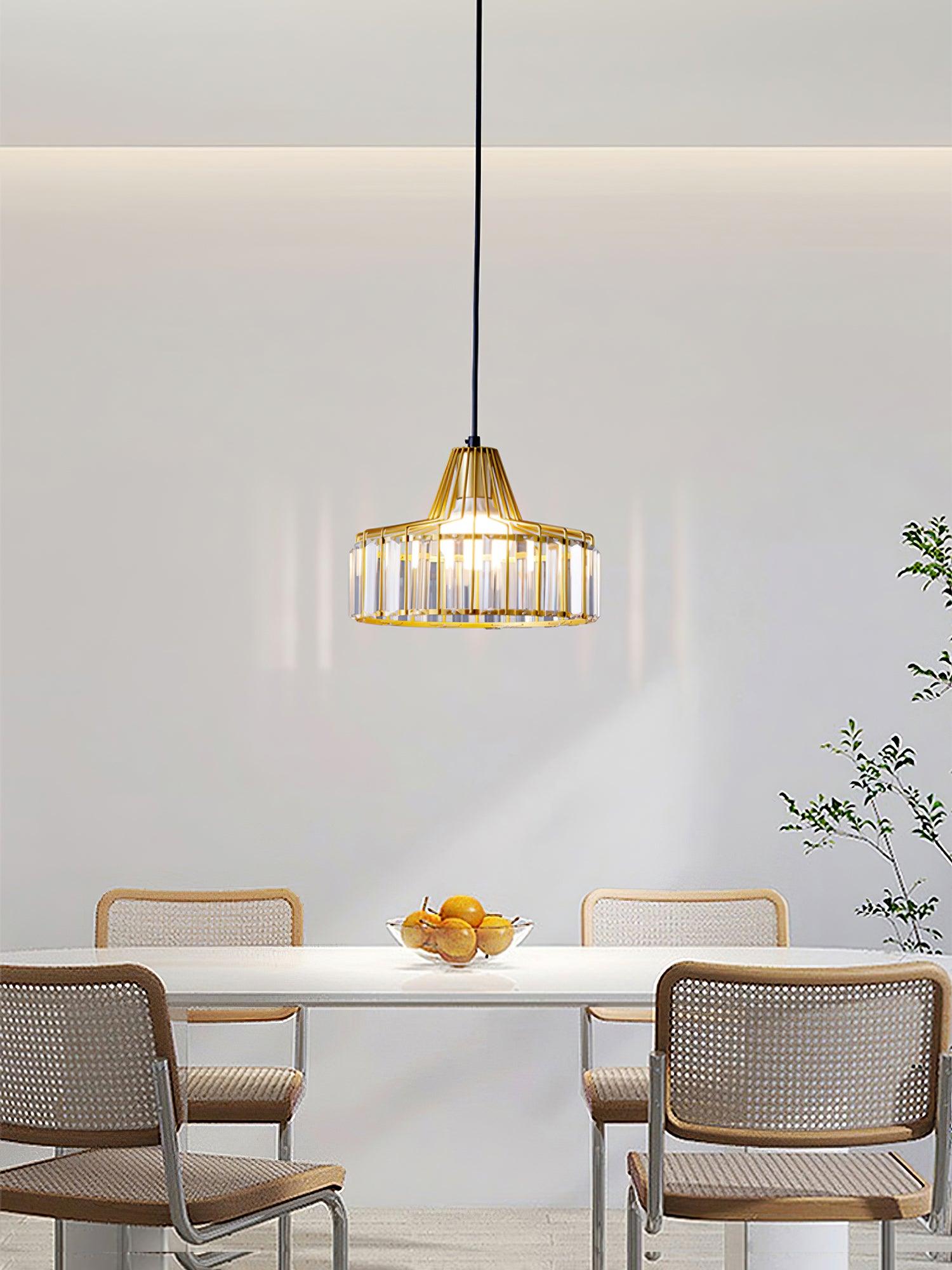 Crystal Drum Pendant Lamp - Lamp Outdoor
