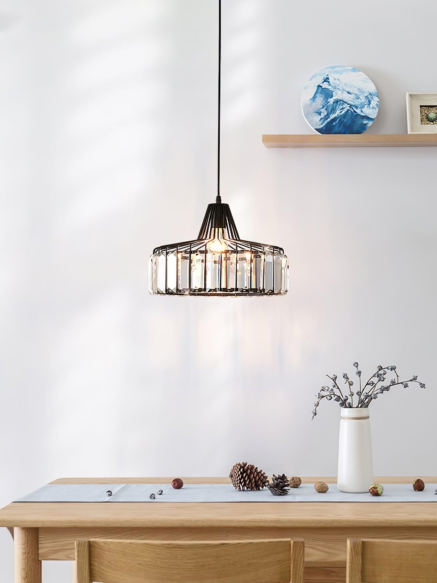 Crystal Drum Pendant Lamp - Lamp Outdoor