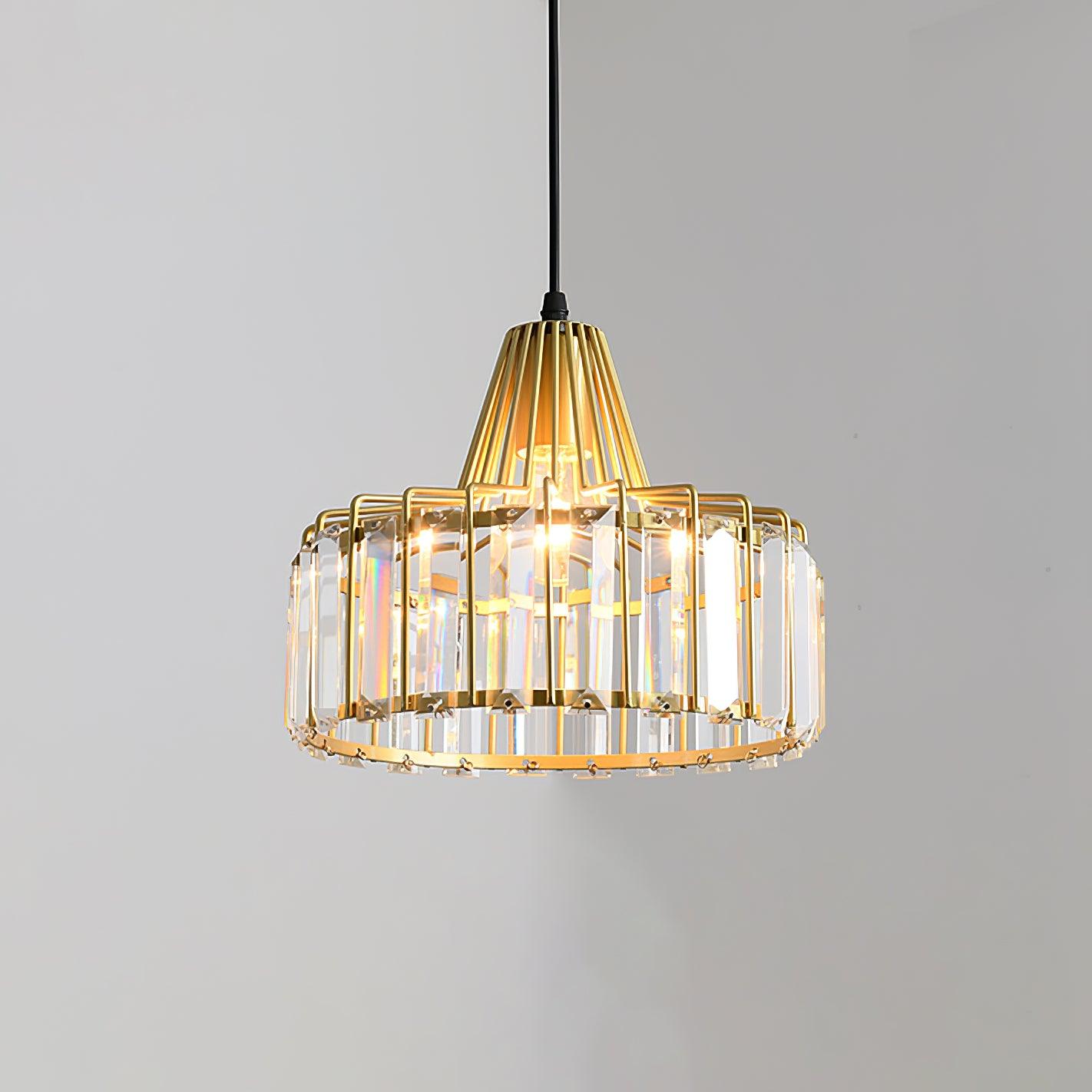 Crystal Drum Pendant Lamp - Lamp Outdoor