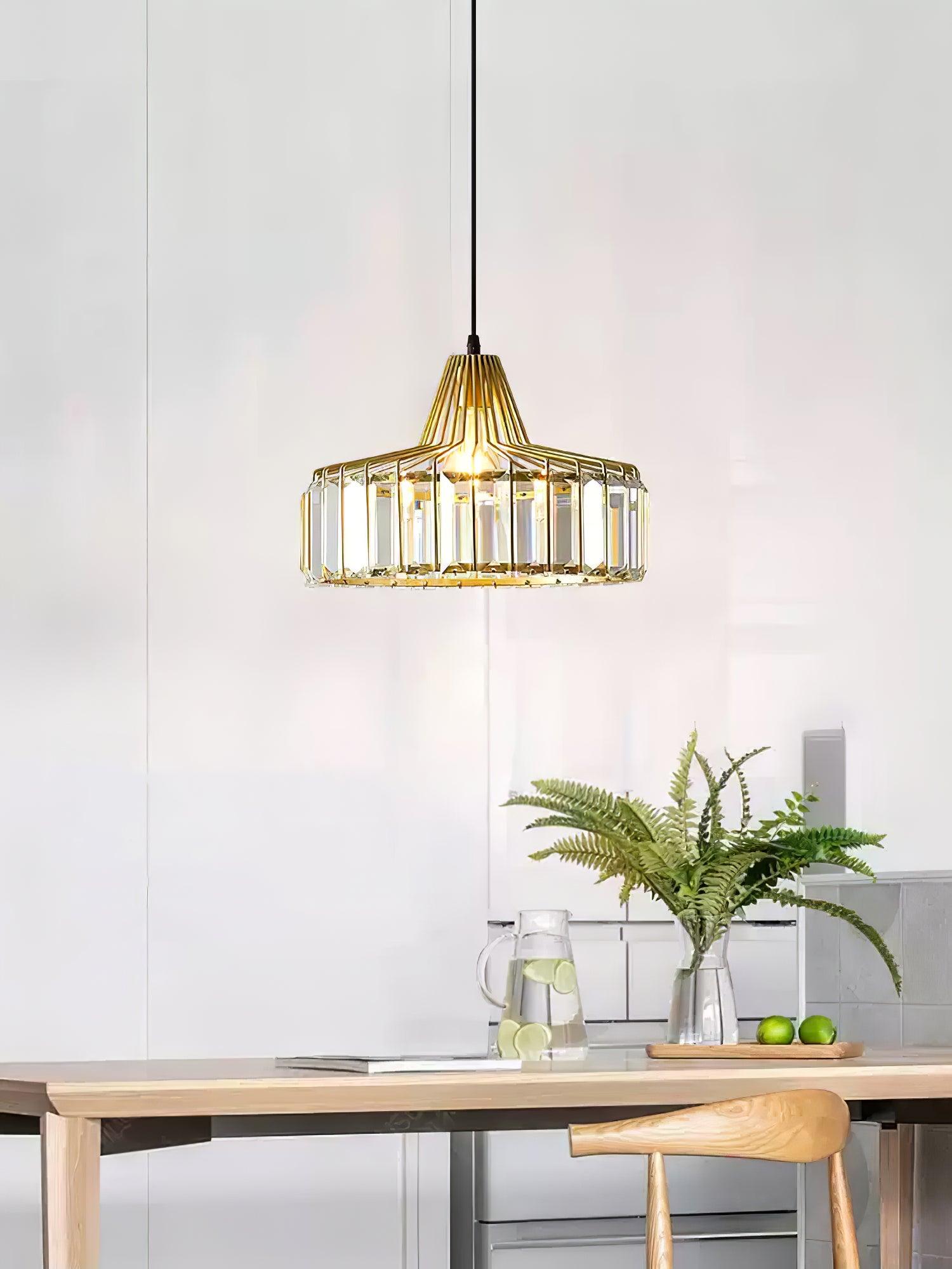 Crystal Drum Pendant Lamp - Lamp Outdoor