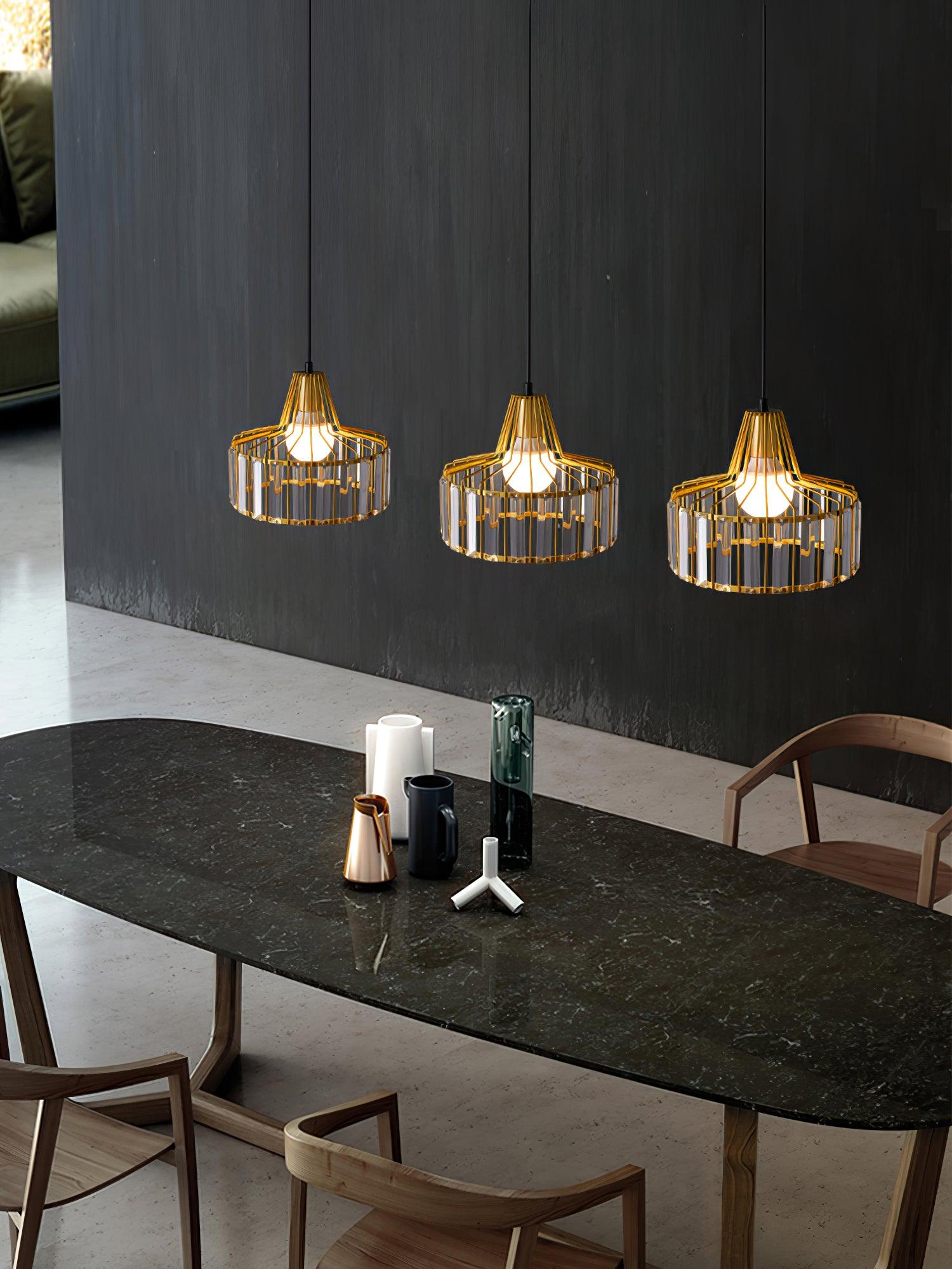 Crystal Drum Pendant Lamp - Lamp Outdoor