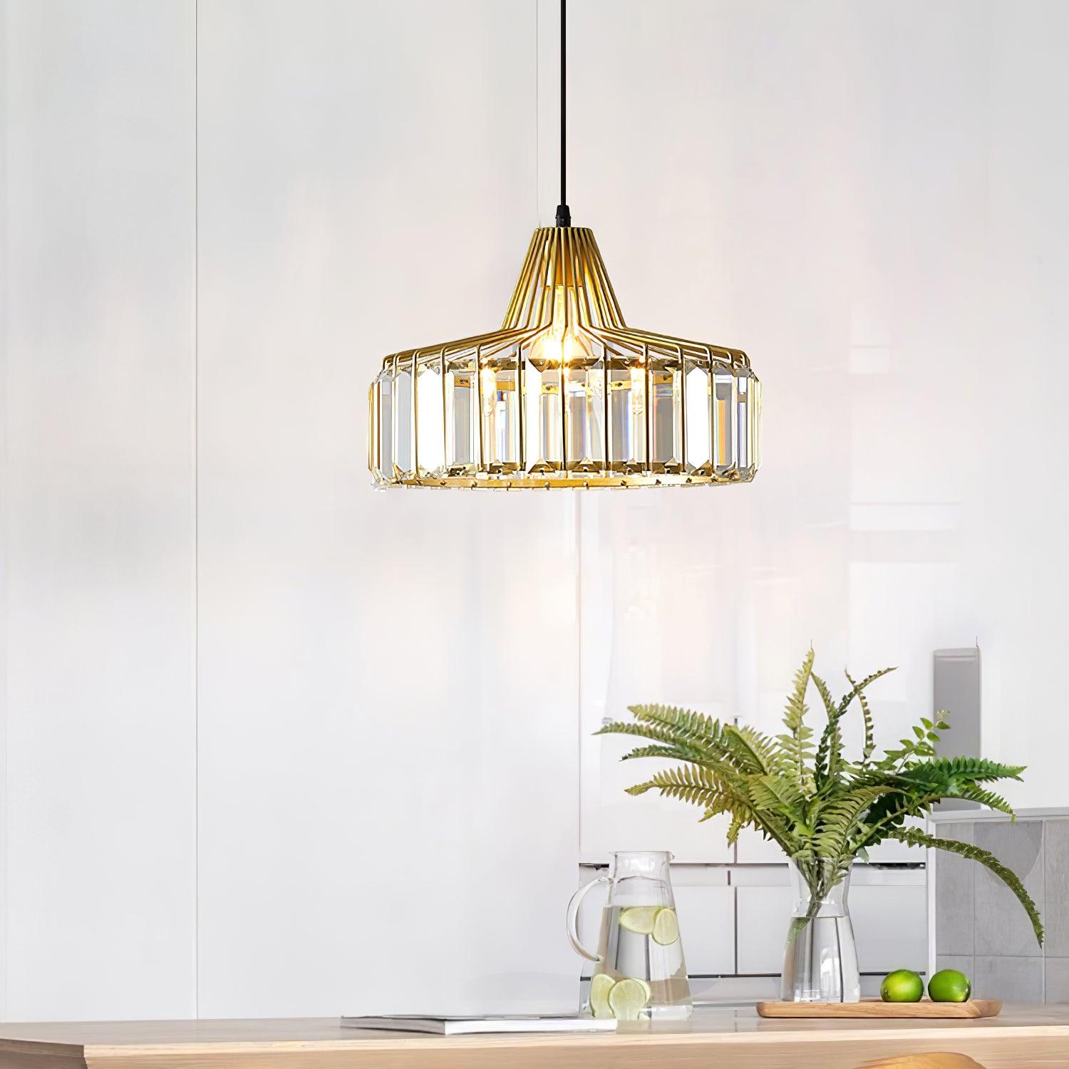 Crystal Drum Pendant Lamp - Lamp Outdoor