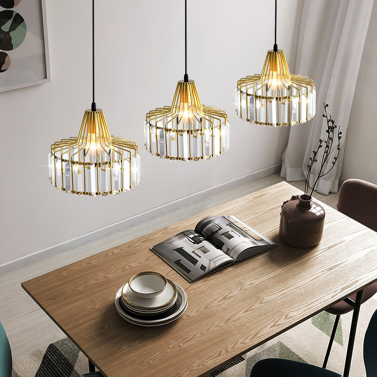 Crystal Drum Pendant Lamp - Lamp Outdoor