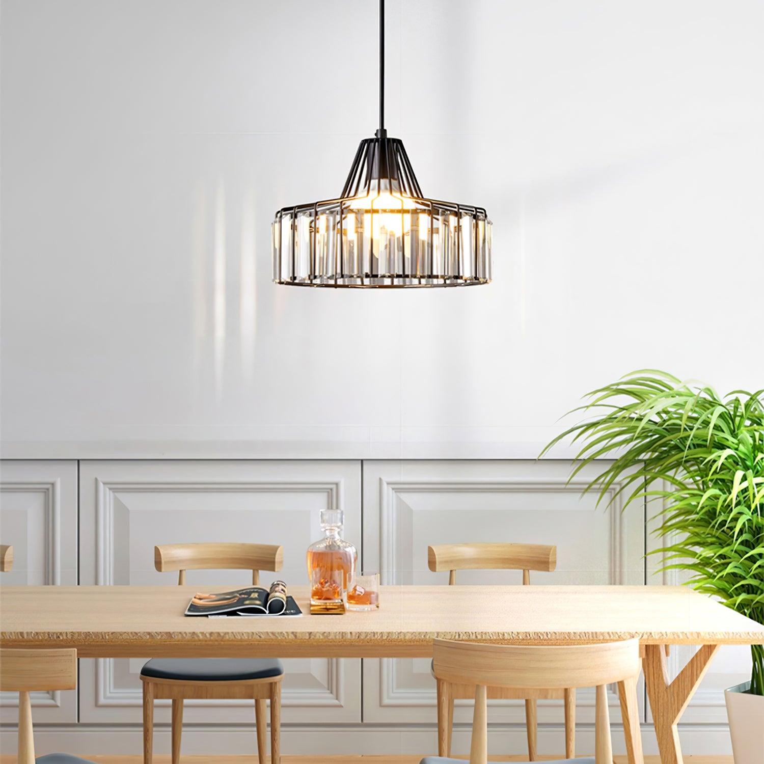 Crystal Drum Pendant Lamp - Lamp Outdoor