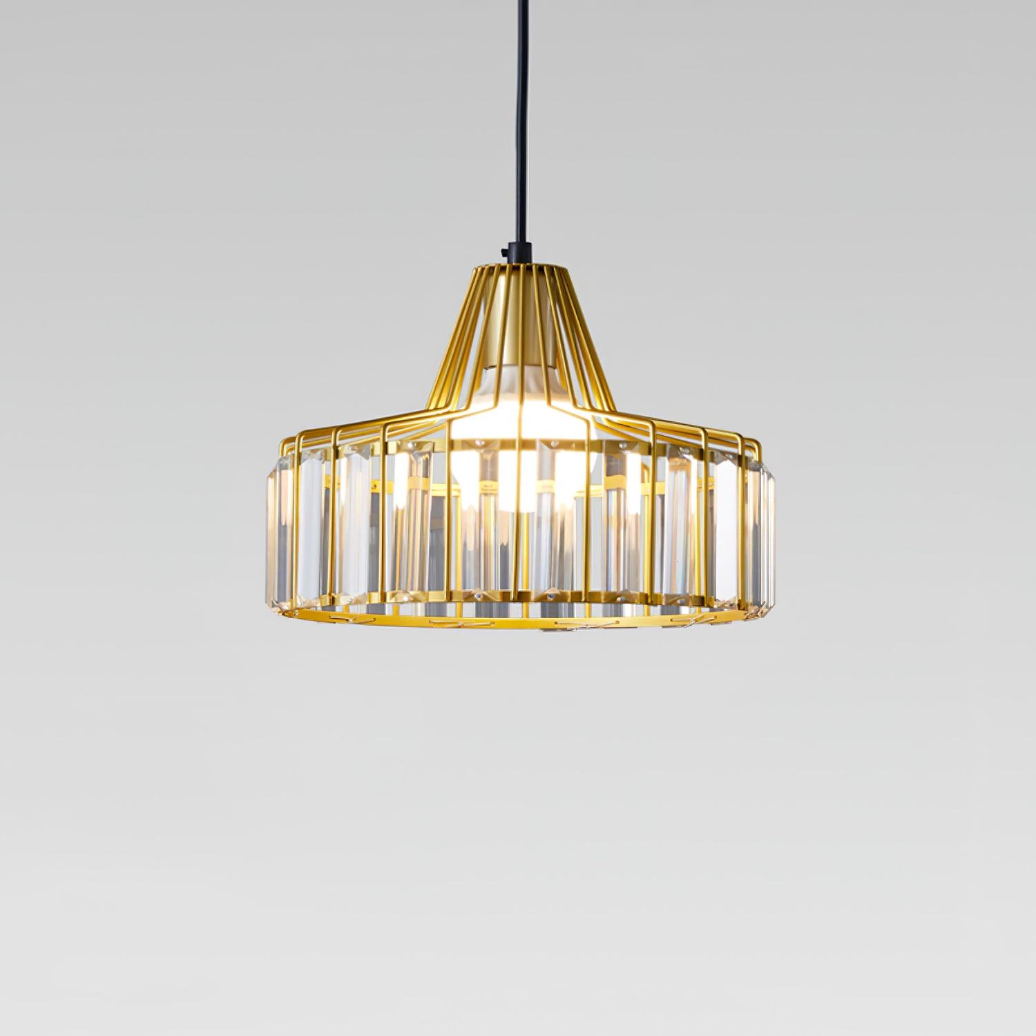 Crystal Drum Pendant Lamp - Lamp Outdoor