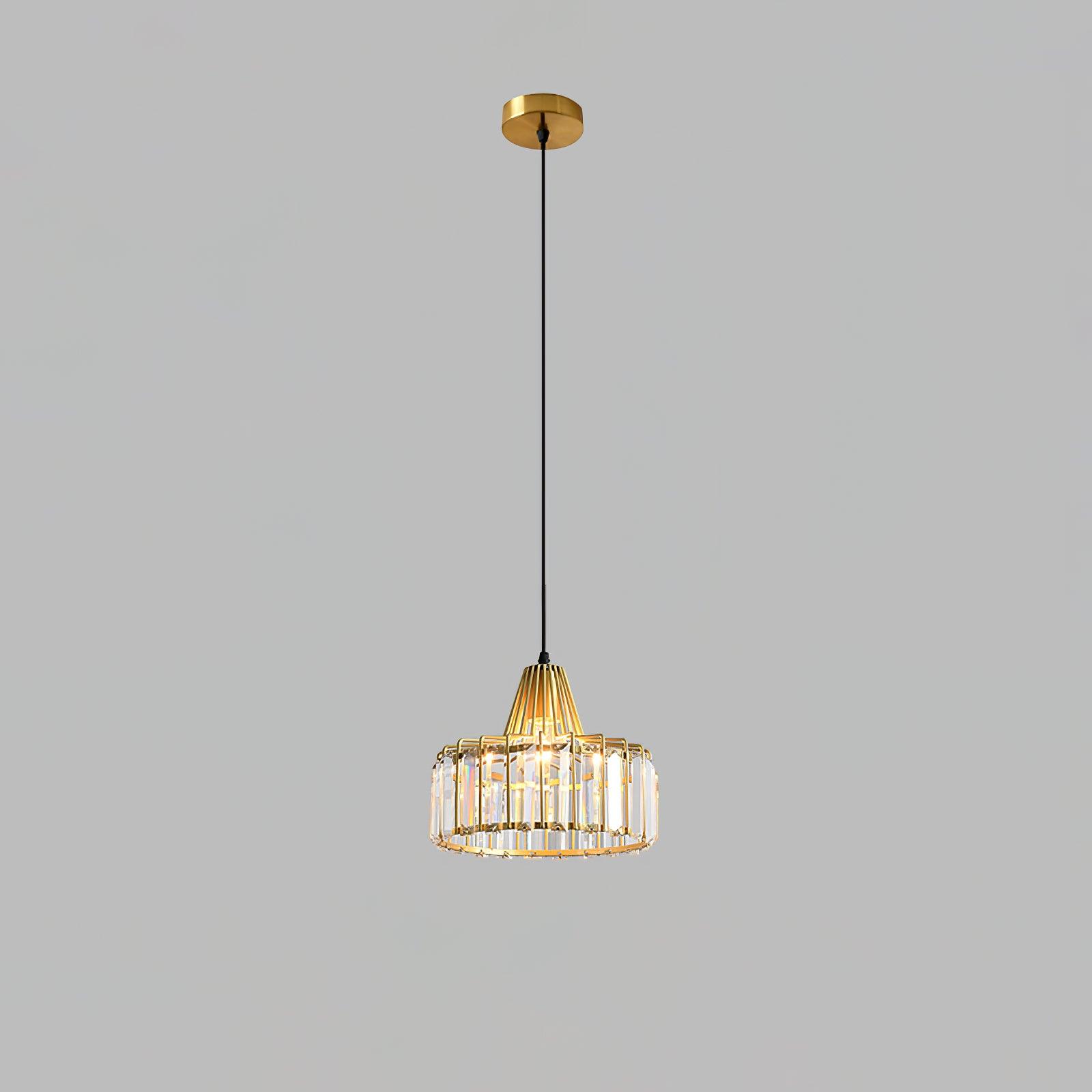 Crystal Drum Pendant Lamp - Lamp Outdoor