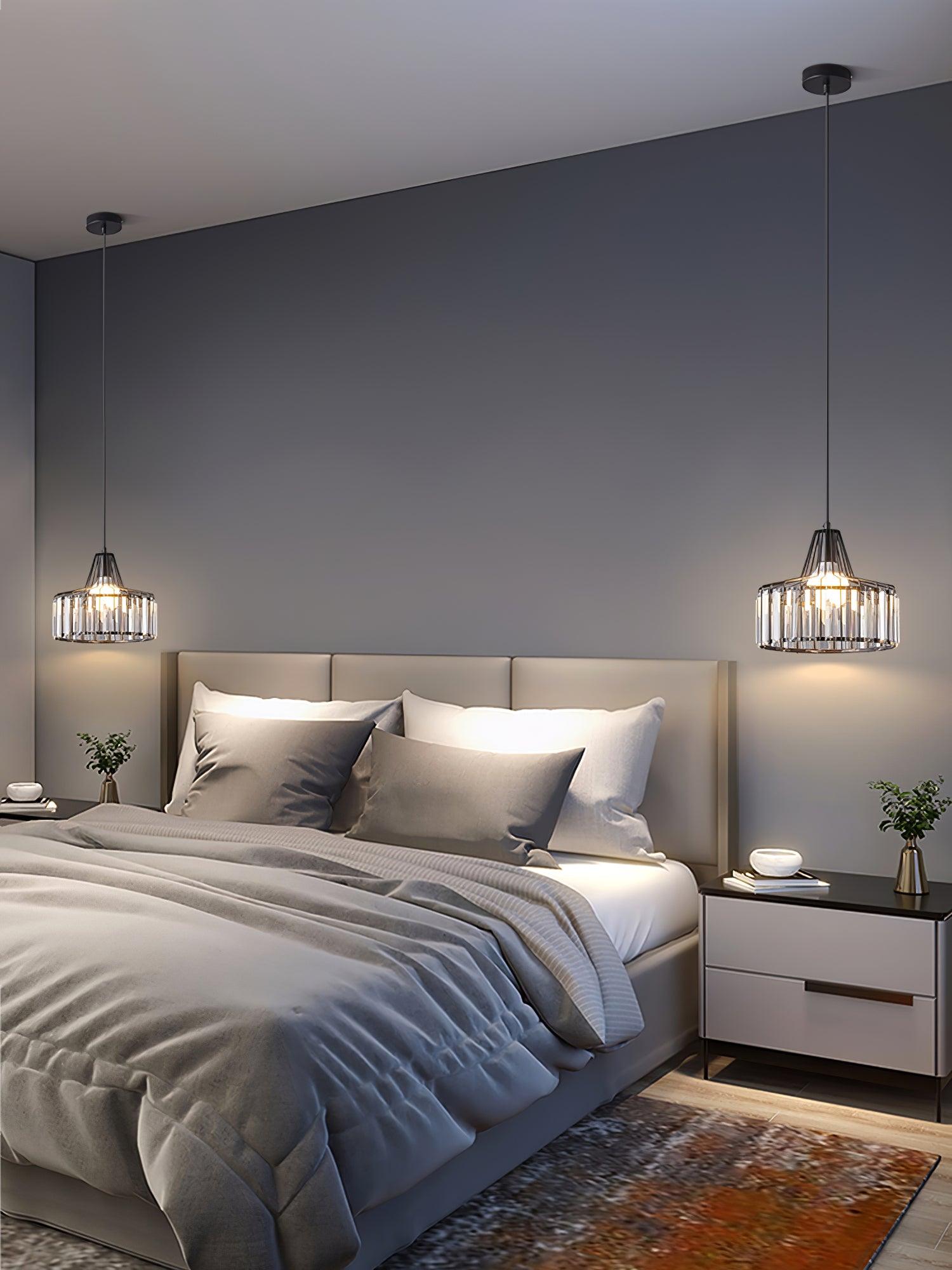 Crystal Drum Pendant Lamp - Lamp Outdoor
