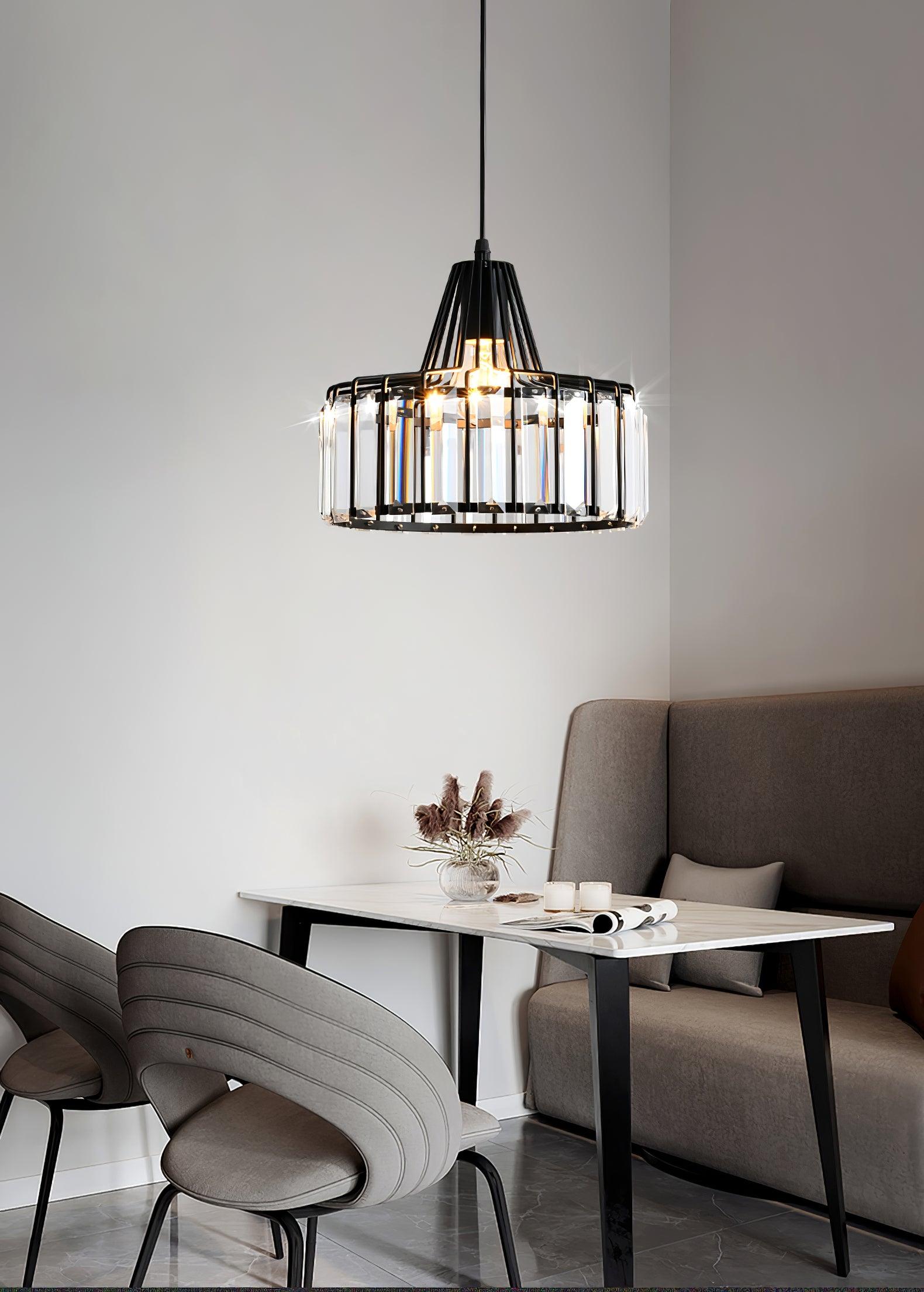 Crystal Drum Pendant Lamp - Lamp Outdoor